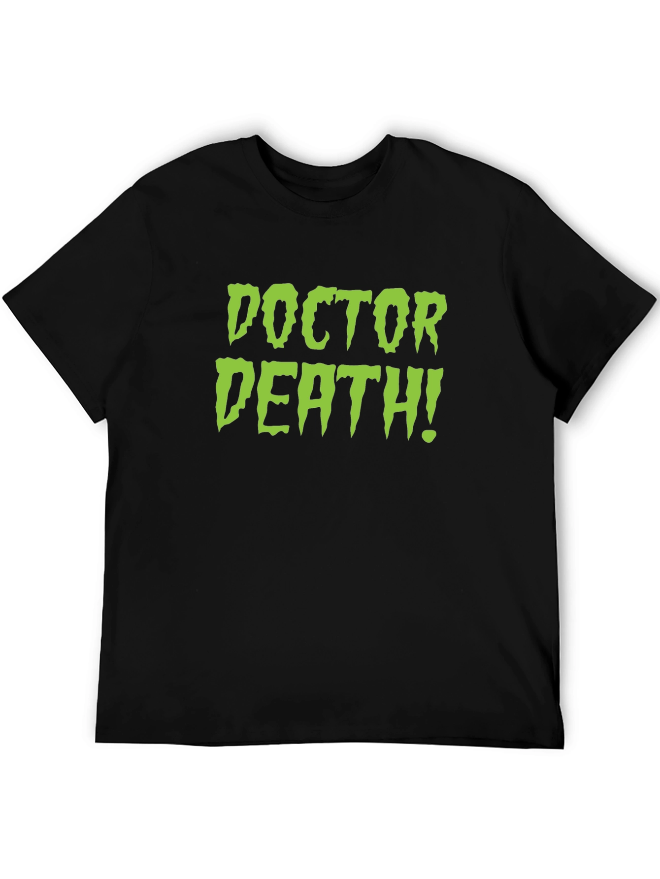 Black Doctor Death! Black T-Shirt view 5