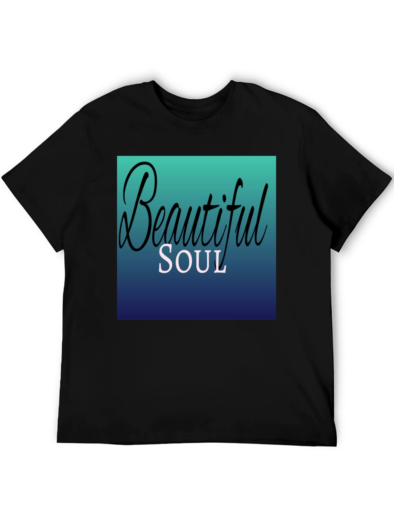 Black Beautiful Soul Graphic T-Shirt view 5