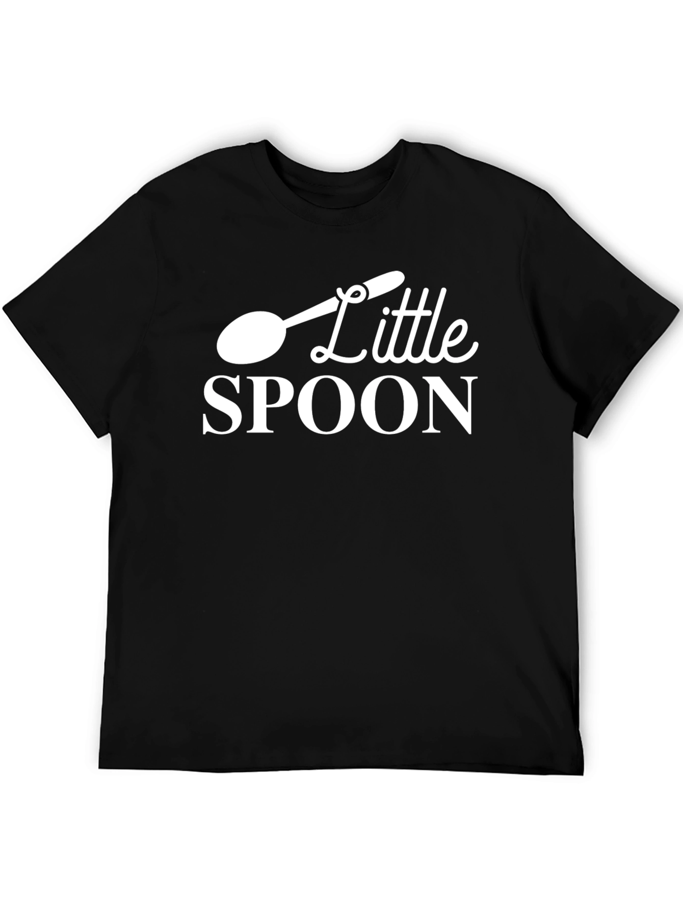 Black Little Spoon Graphic Tee - Black view 5