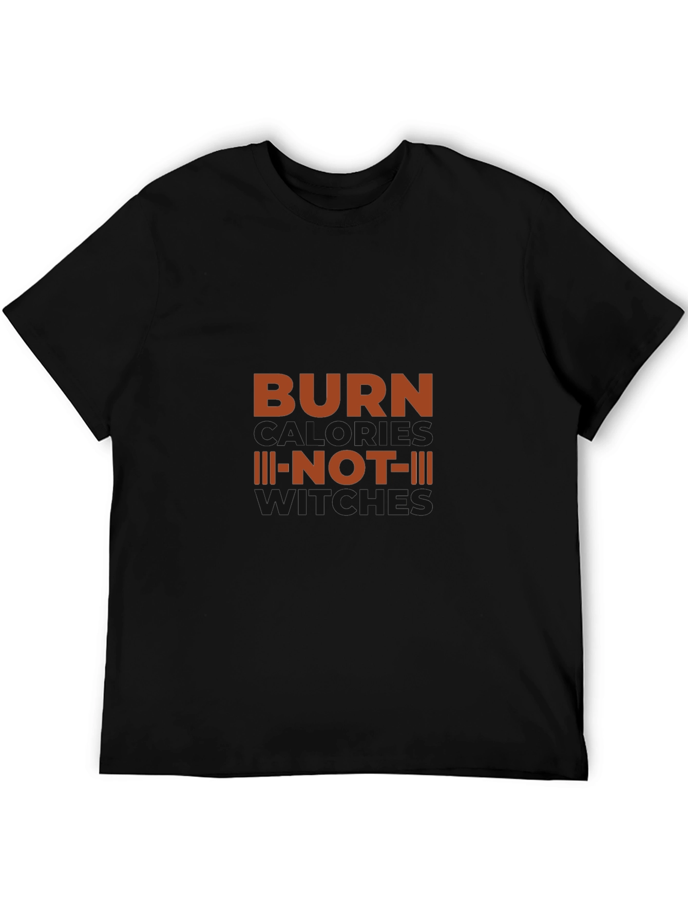 Black Burn Not Black Cotton T-Shirt - Motivational Design view 5