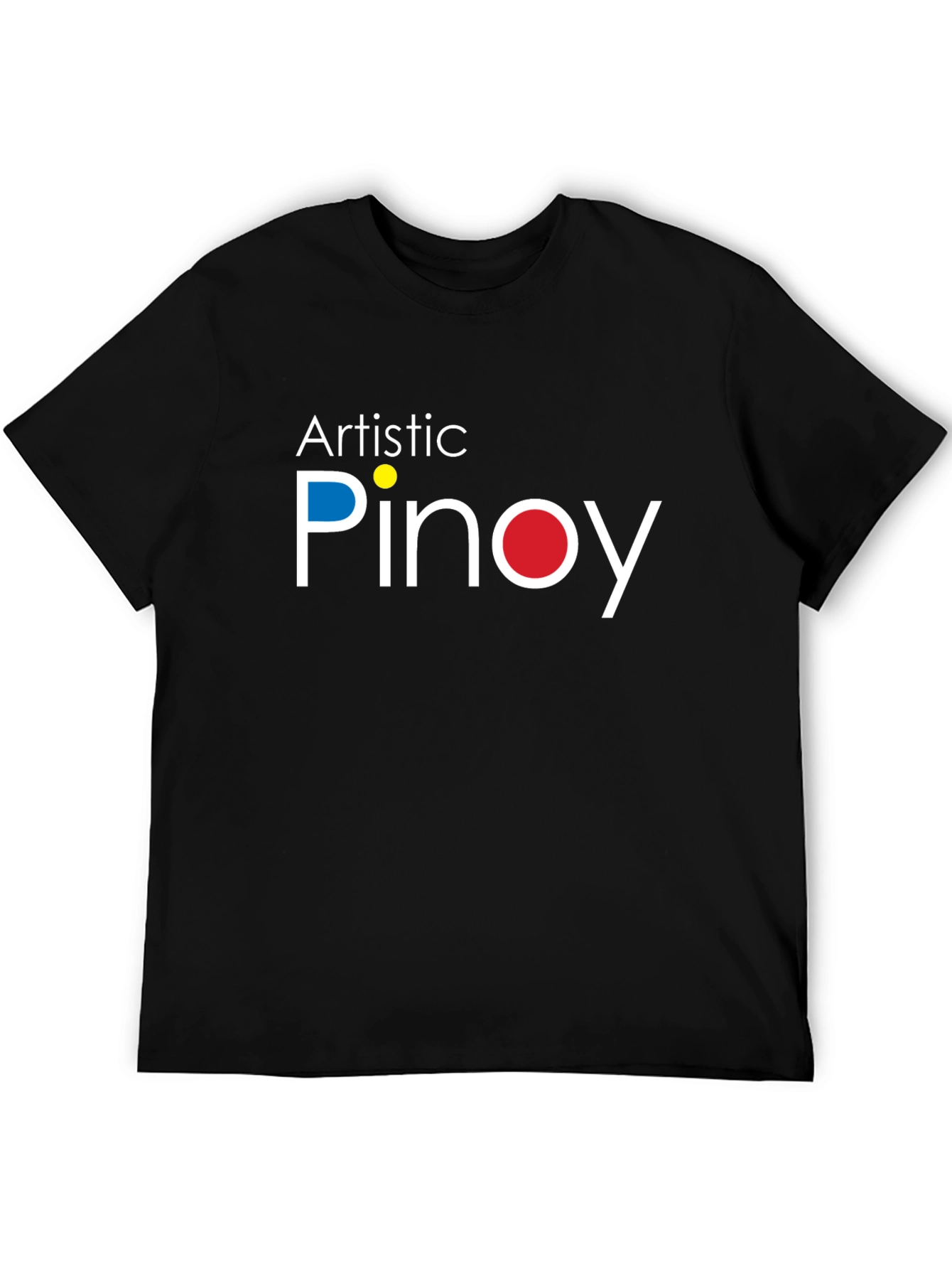 Black Artistic Pinoy T-Shirt - Unique Filipino Pride Design view 5