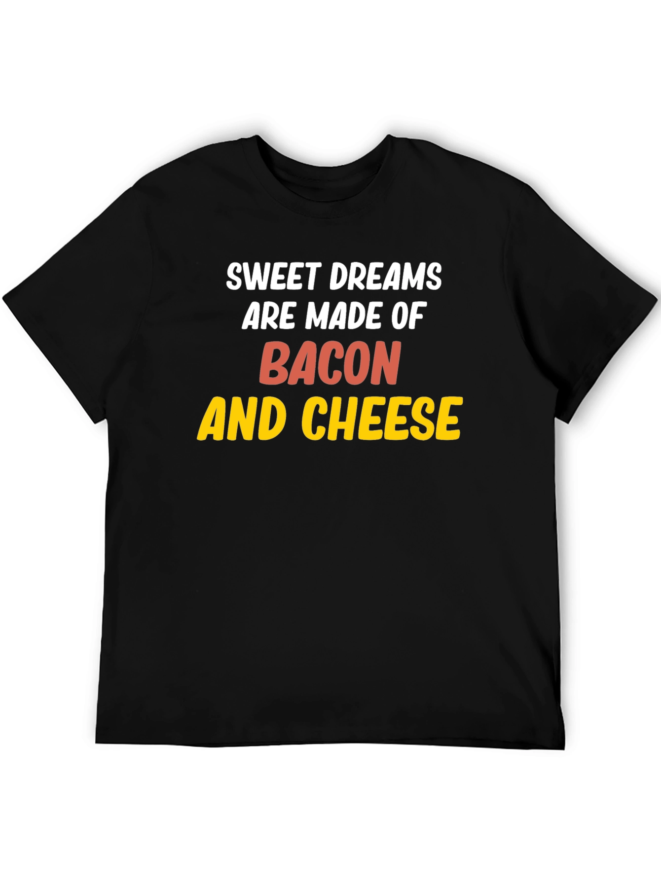 Black Sweet Dreams Bacon & Cheese Graphic Tee view 5