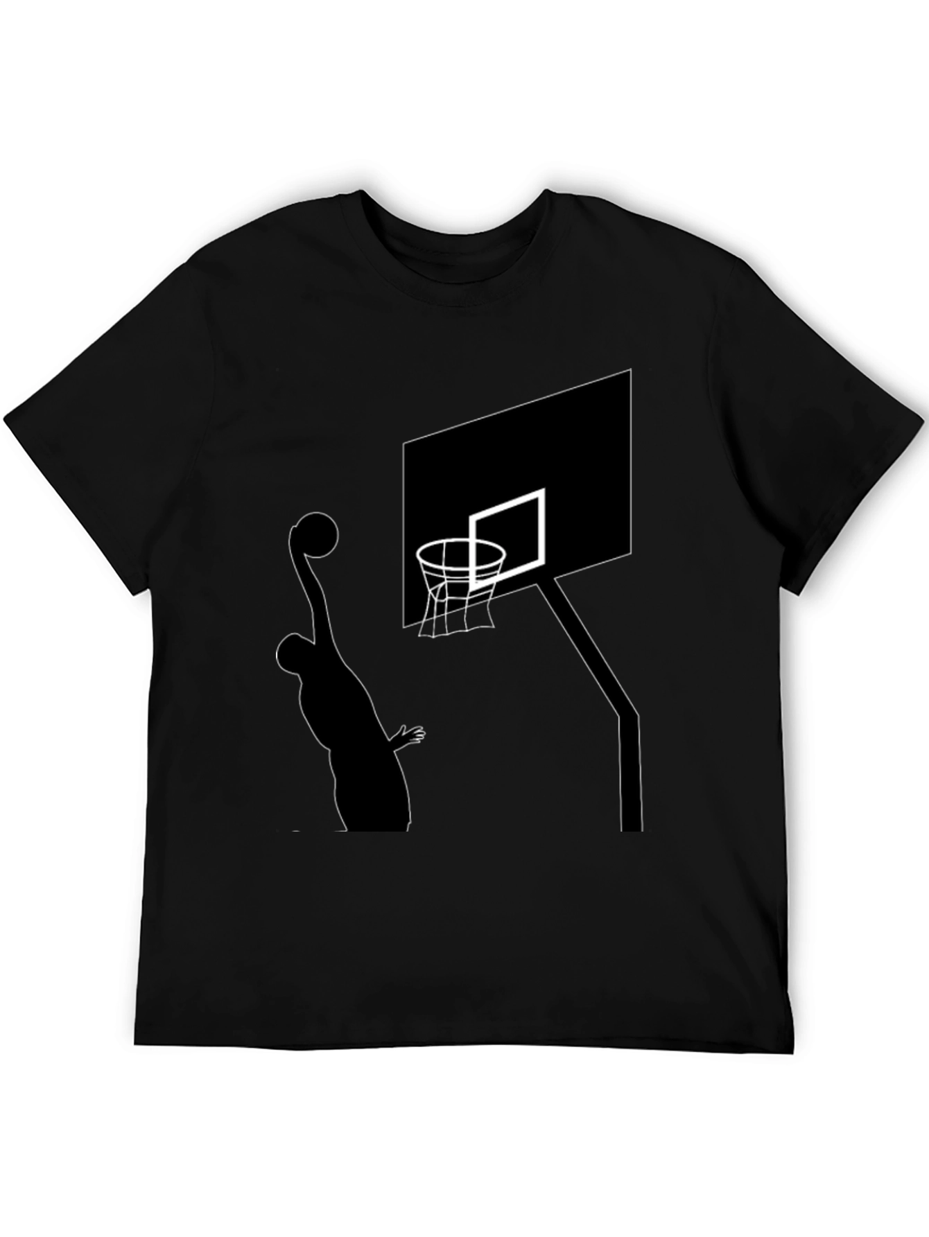 Black Basketball Graphic T-Shirt view 5