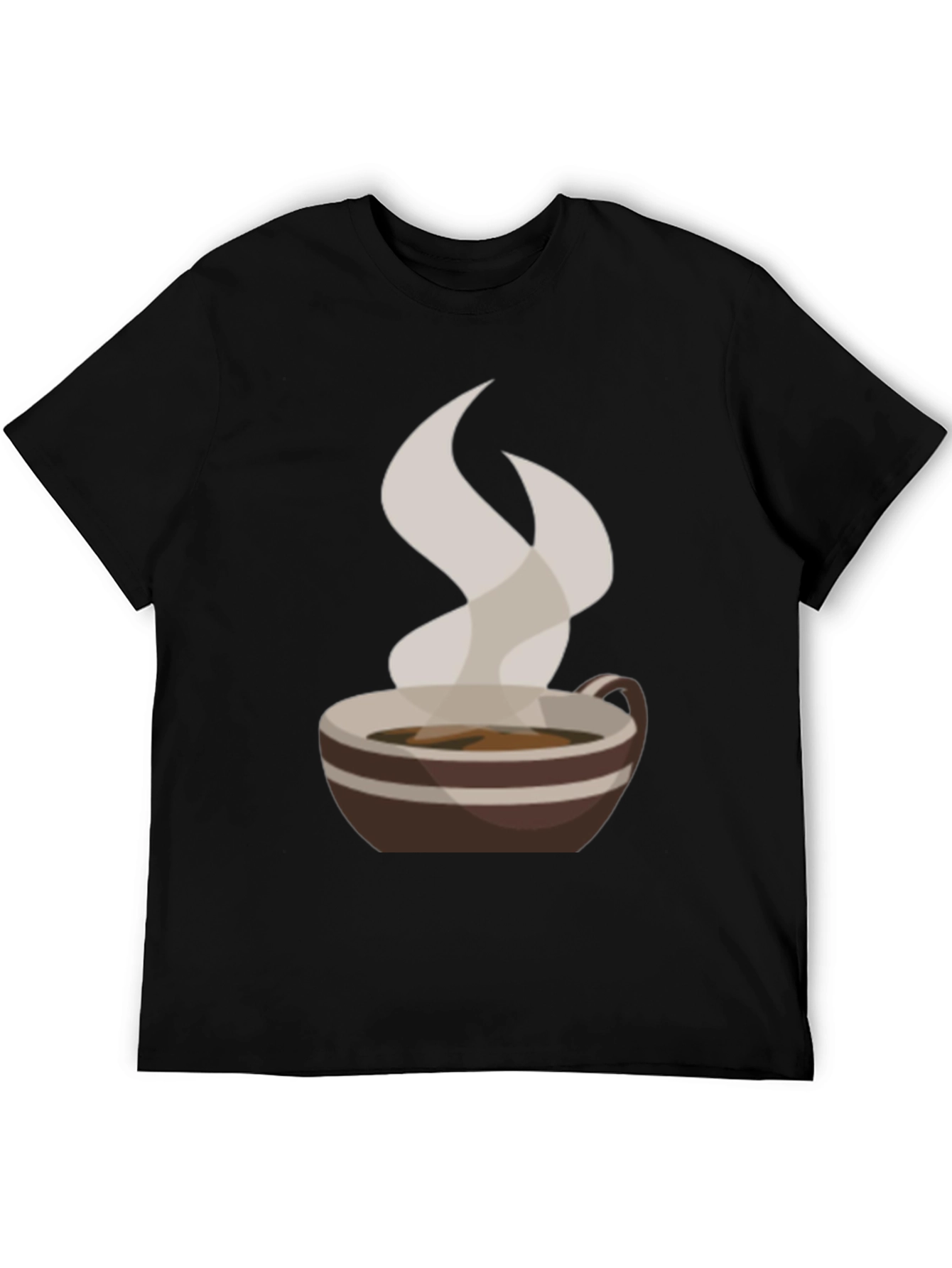 Black Coffee Cup Graphic Tee - Casual Style view 5