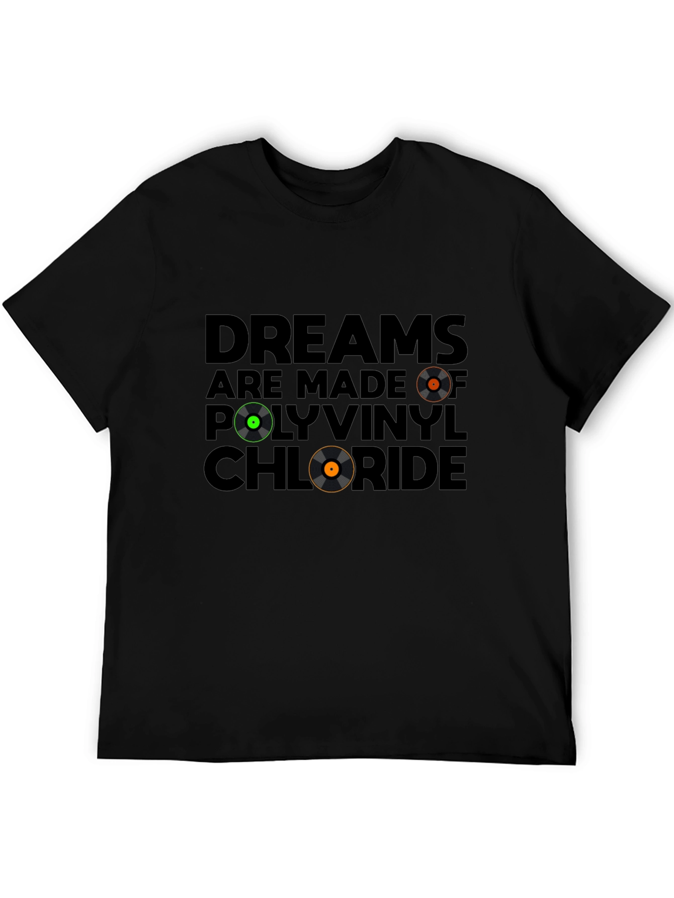 Black Vinyl Dreams T-Shirt - Music Lover Tee view 5