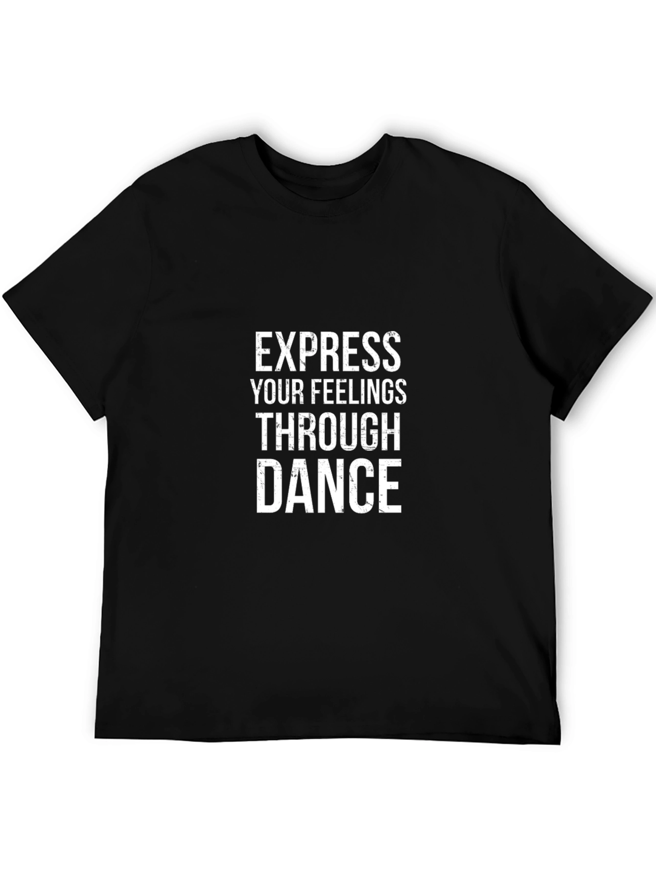 Black Express Feelings Dance T-Shirt - Premium Cotton Tee view 5
