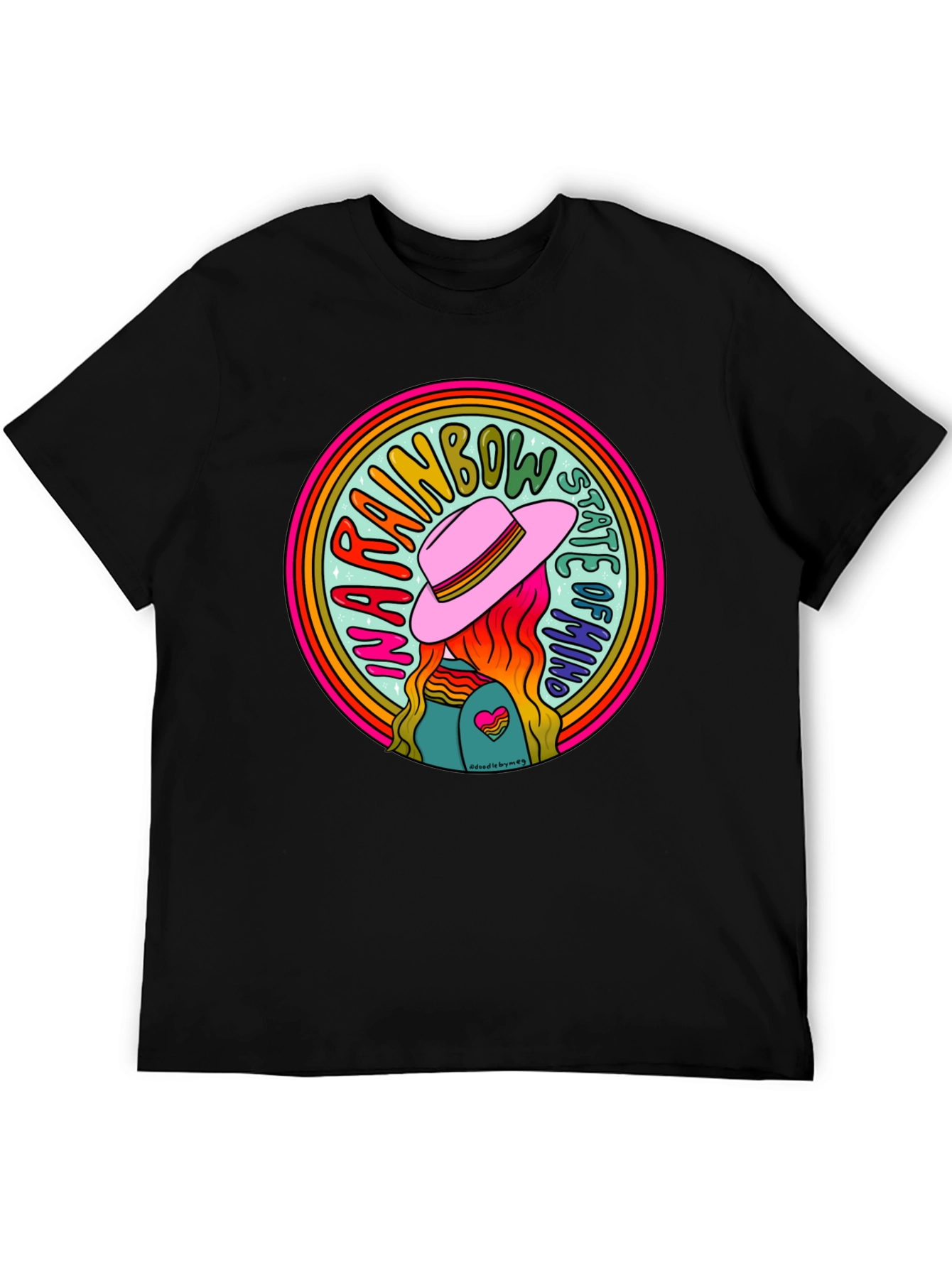 Rainbow State of Mind Graphic Tee - Unisex - 5