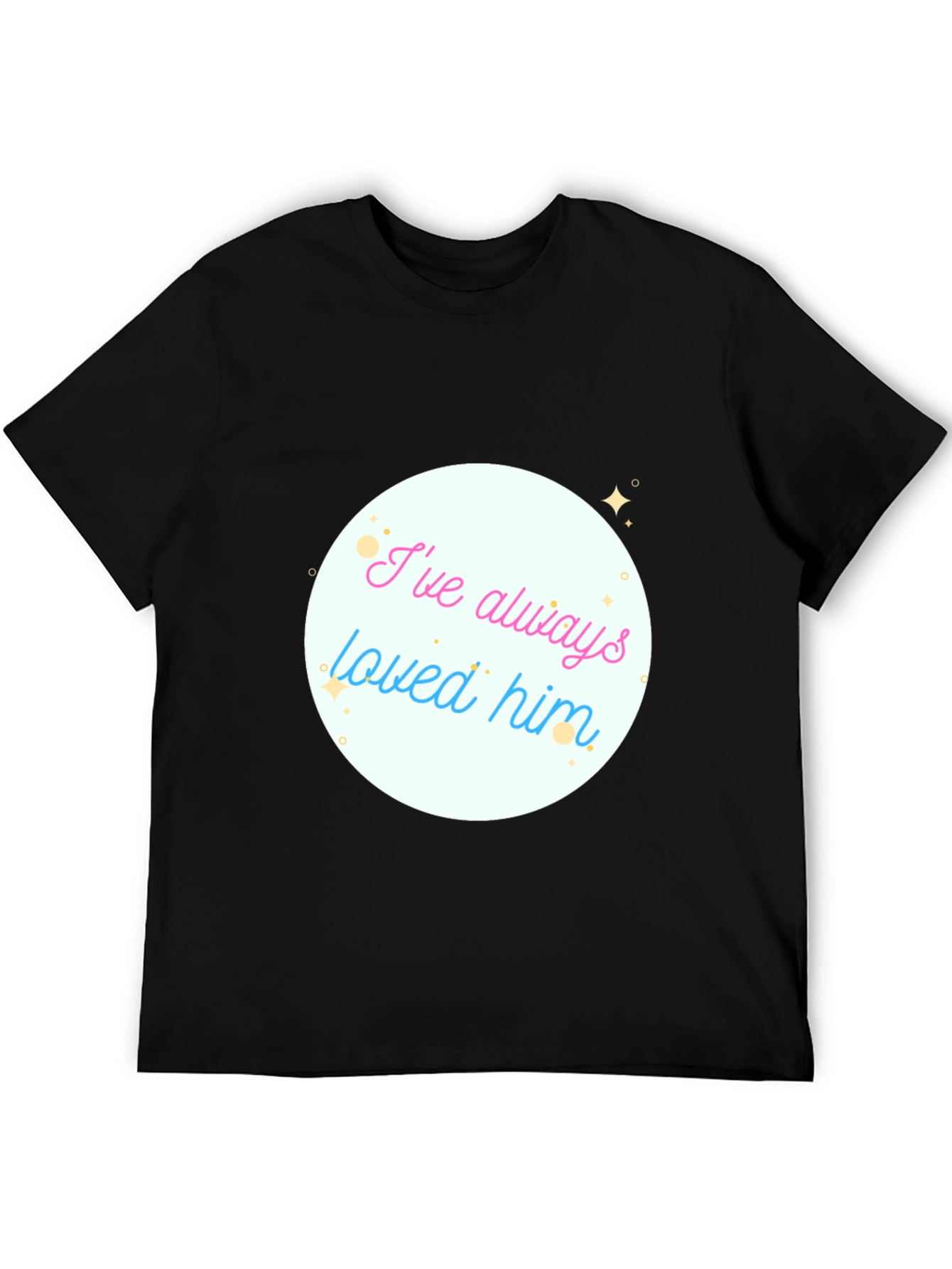 Black I've Always Loved Him Graphic Tee - Soft Cotton Blend view 5