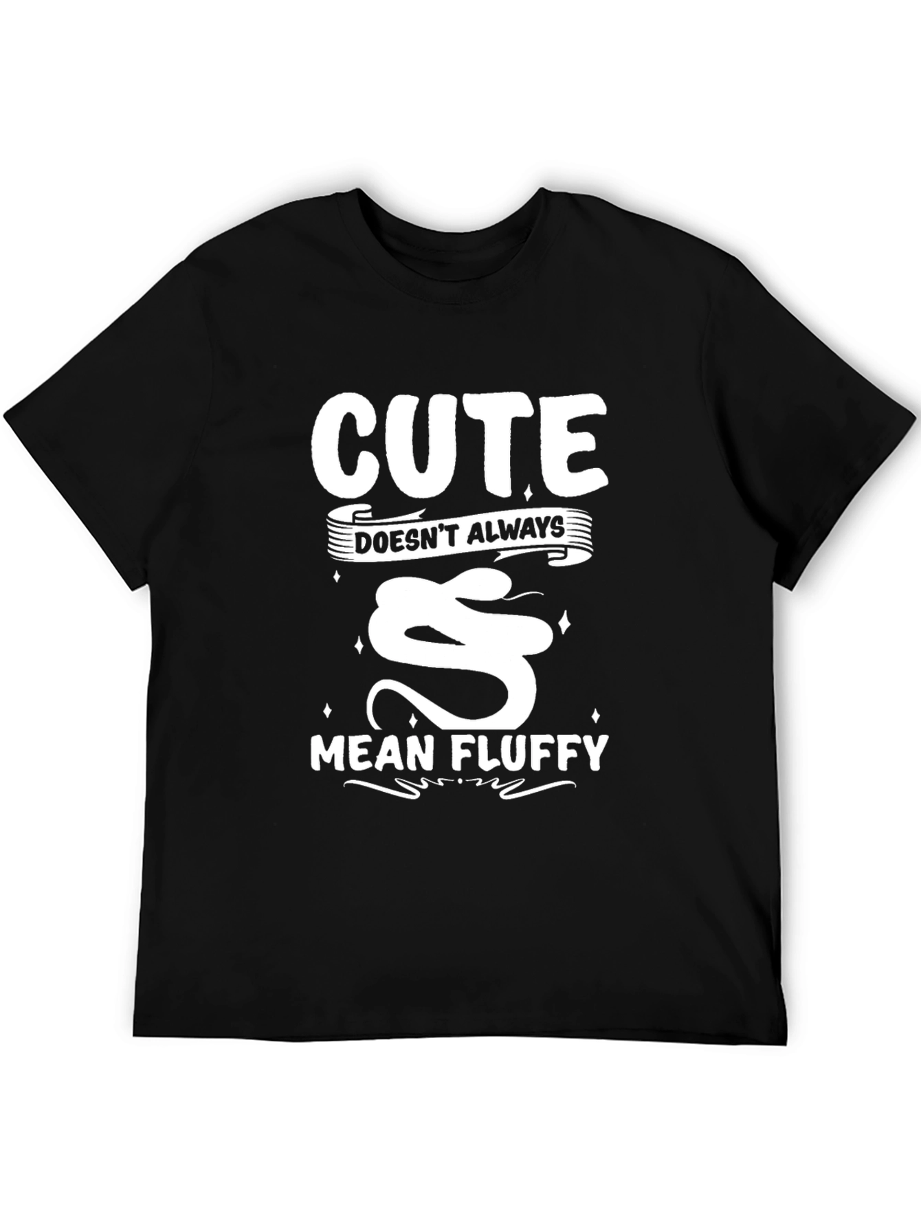 Black Cute Snake T-Shirt Funny Pet Lover Tee view 5