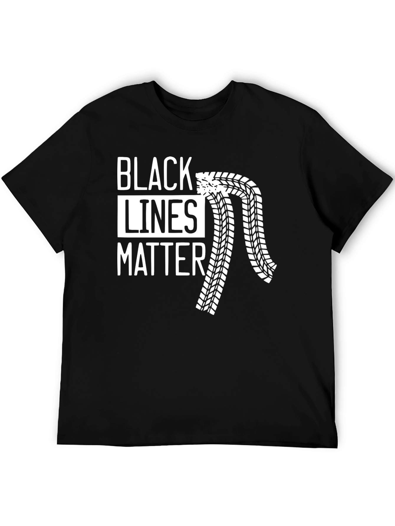 Black Black Lines Matter T-Shirt - Racing Car Enthusiast Tee view 5