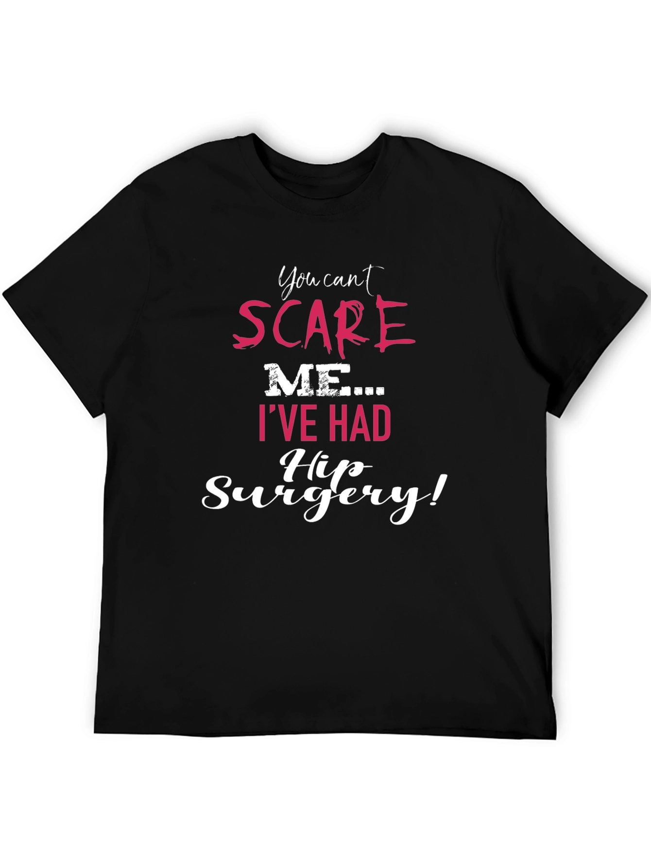 Black Funny Hip Surgery Recovery T-Shirt view 5