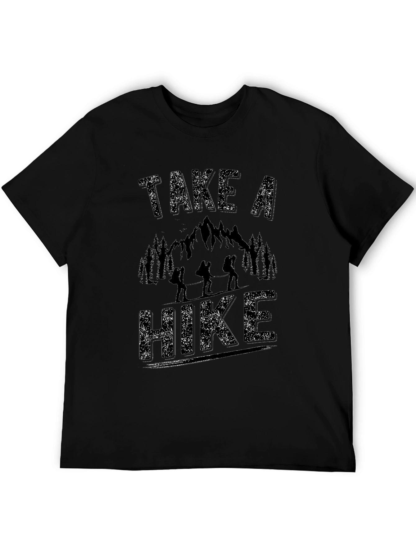 Black Take a Hike Graphic T-Shirt - Adventure Awaits view 5