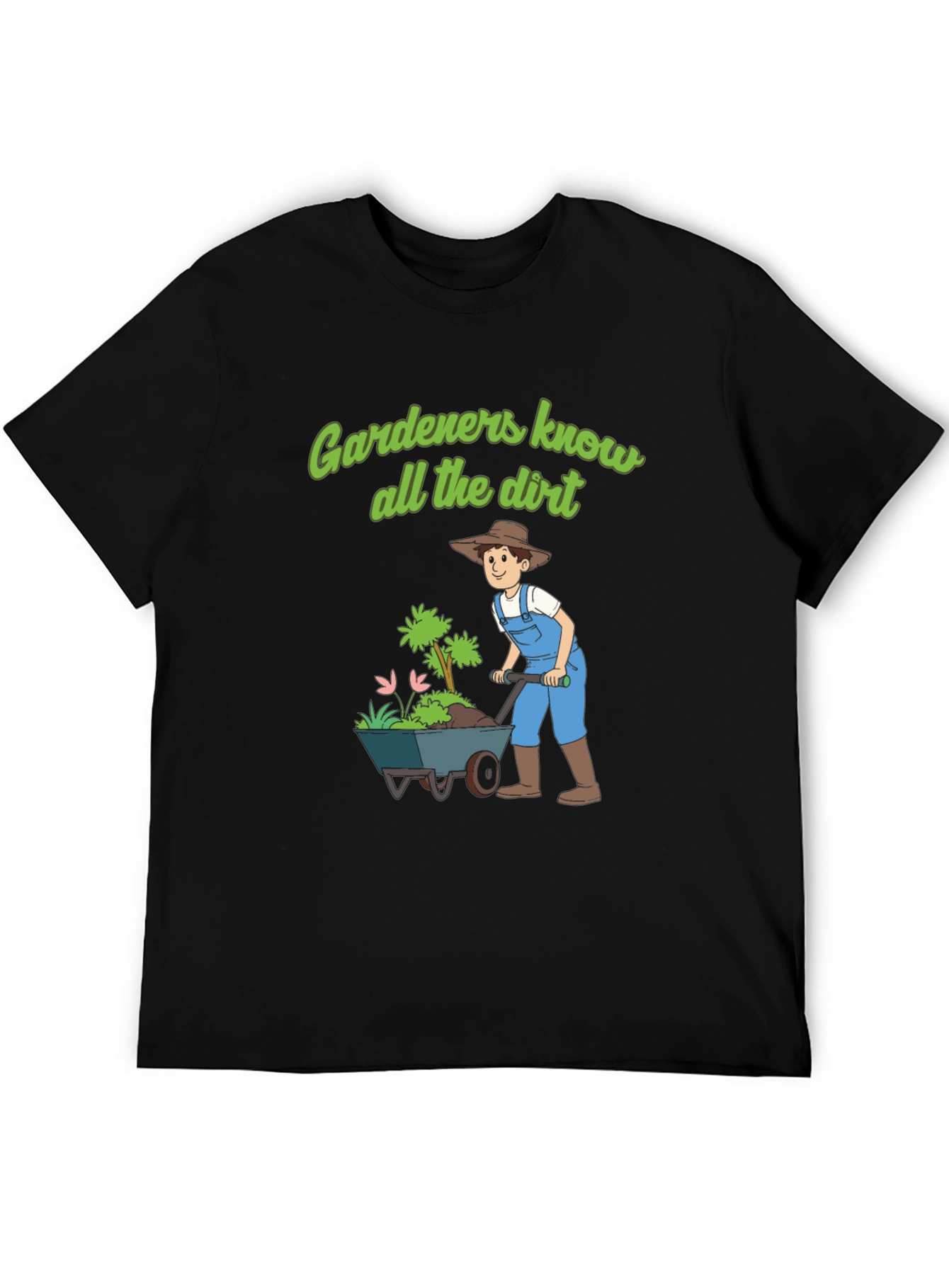 Black Gardeners Know All The Dirt T-Shirt view 5