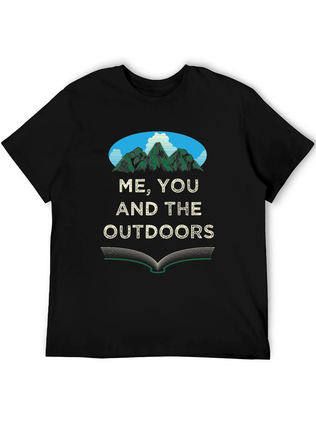 Black Me, You & The Outdoors T-Shirt - Nature Lover's Tee view 5