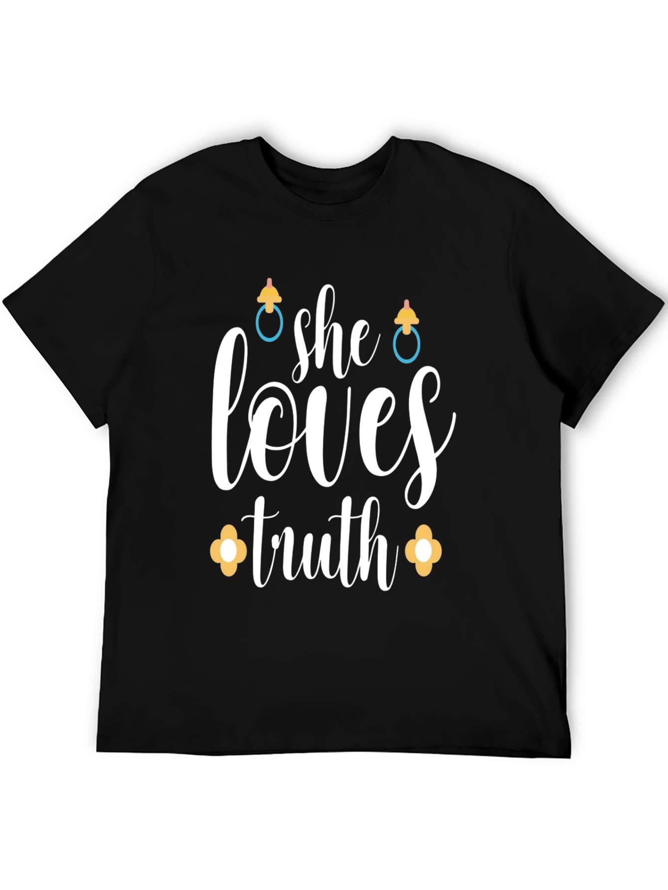 Black She Loves Truth T-Shirt view 5