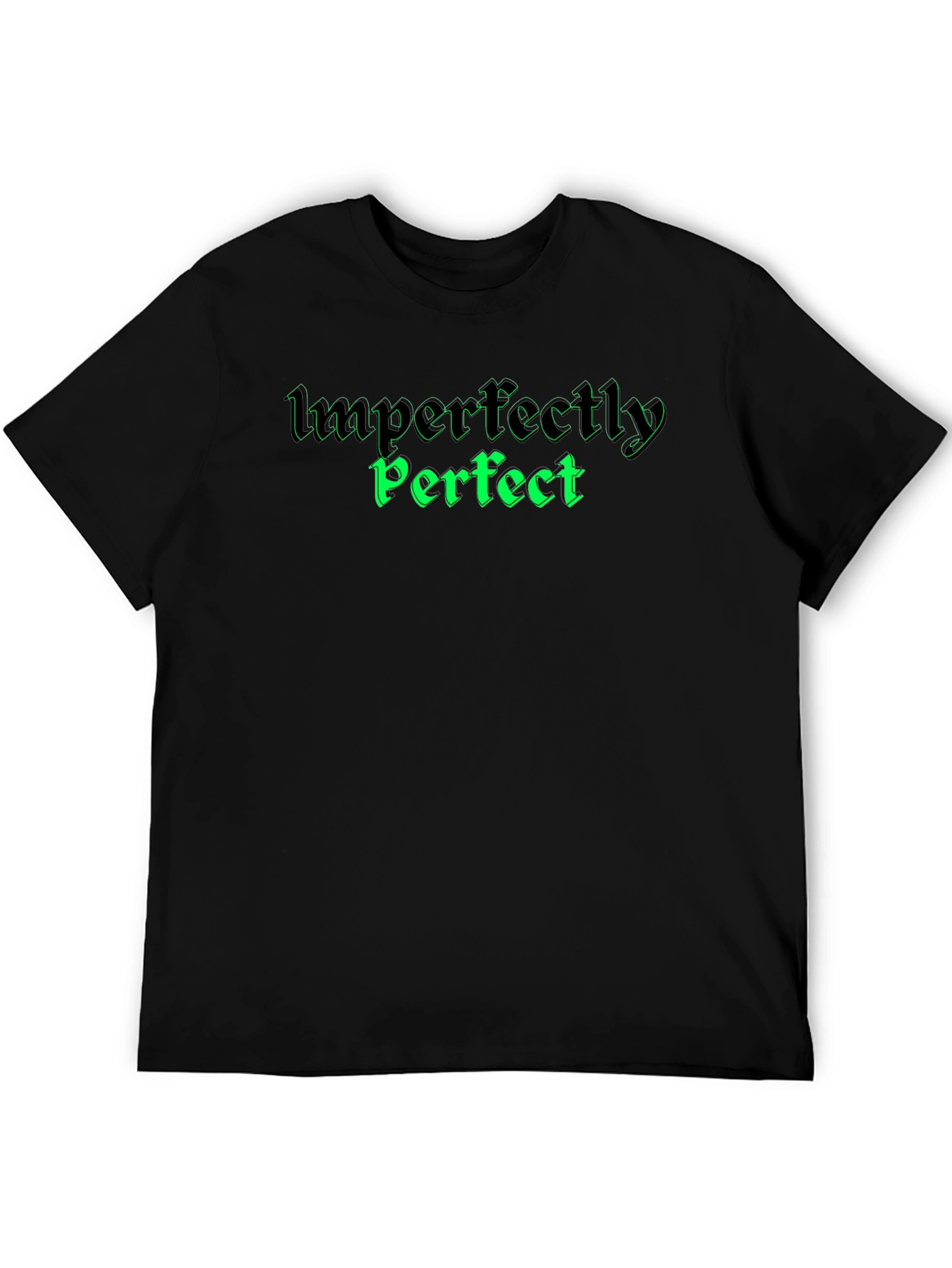 Black Imperfectly Perfect Graphic T-Shirt view 5
