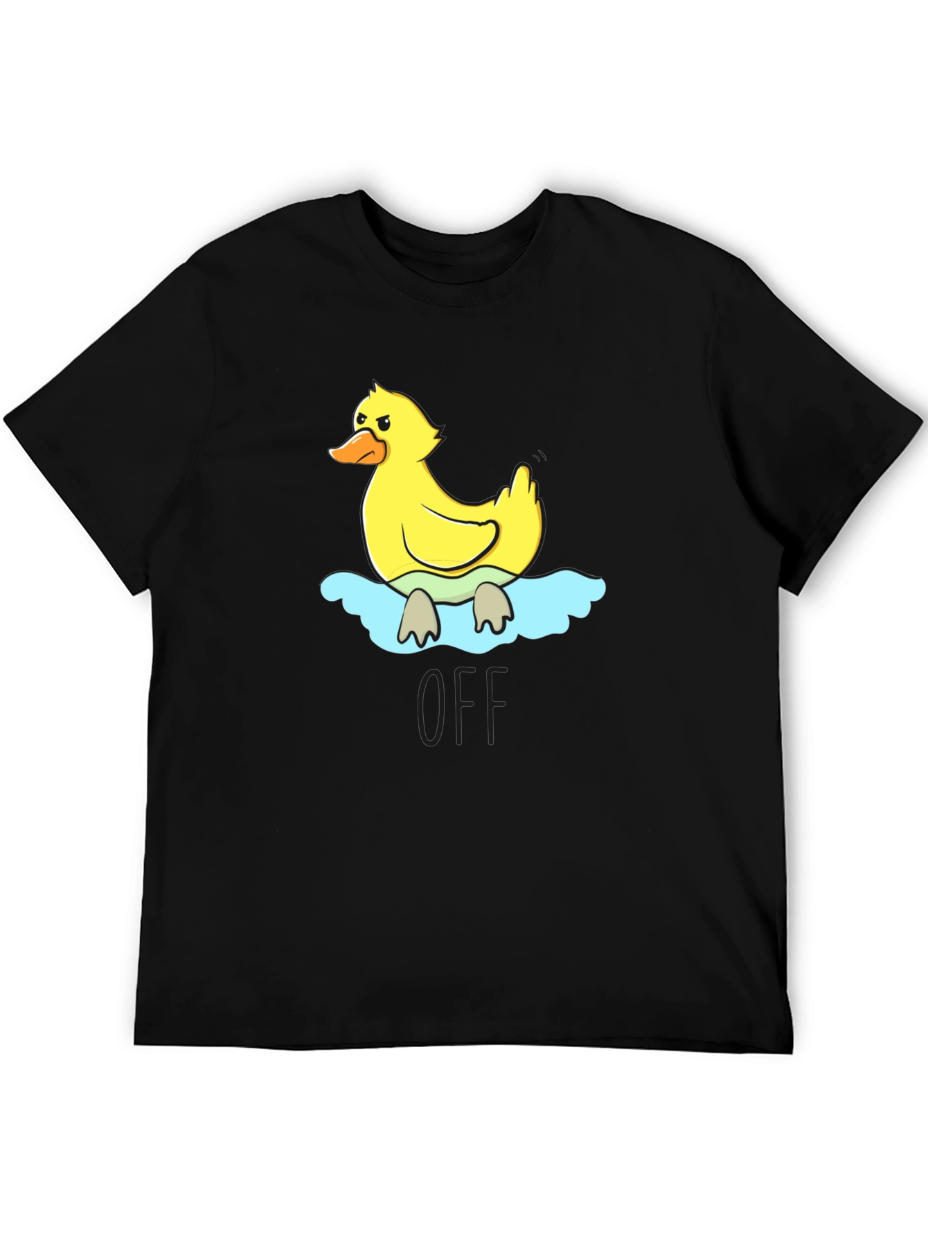 Black Duck Graphic Black T-Shirt view 5