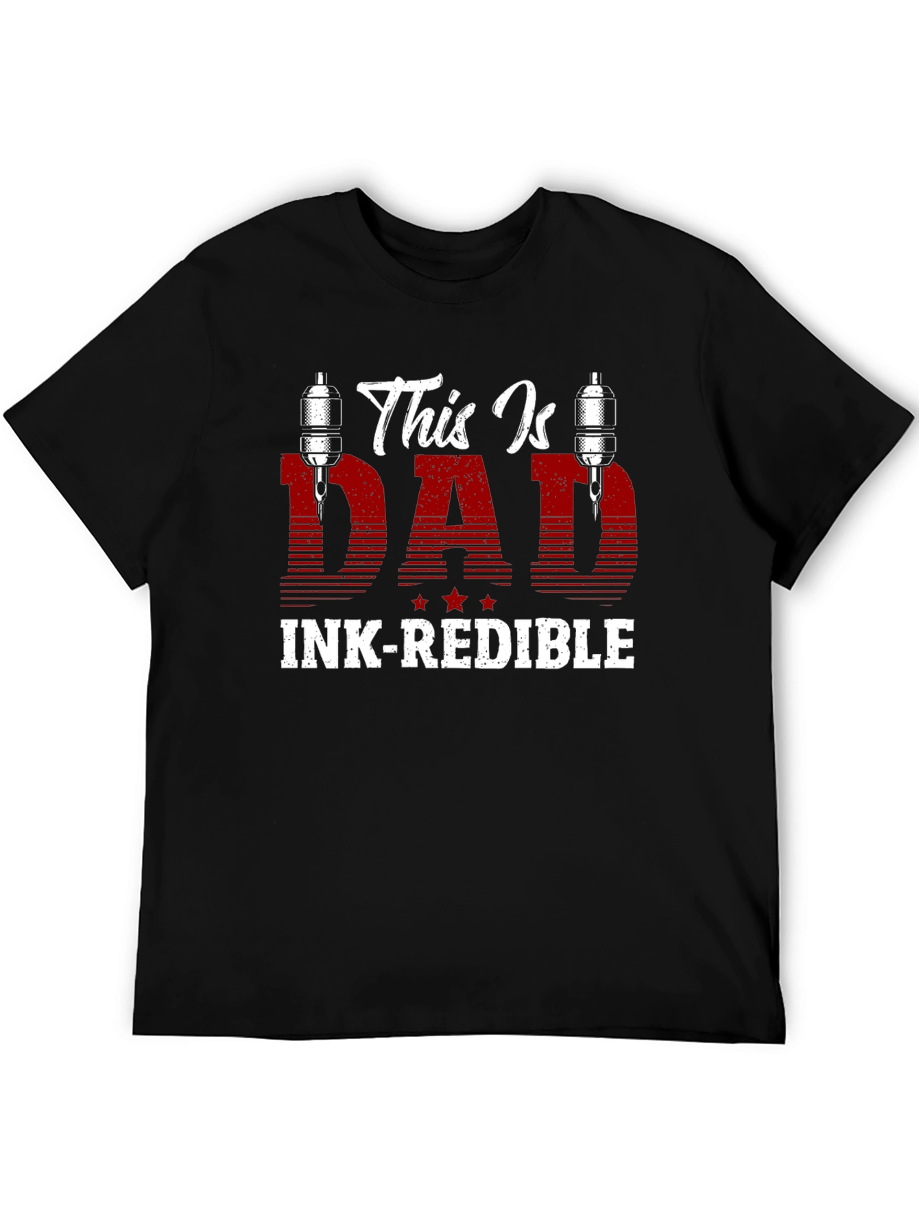 Black Ink-redible Dad T-Shirt view 5