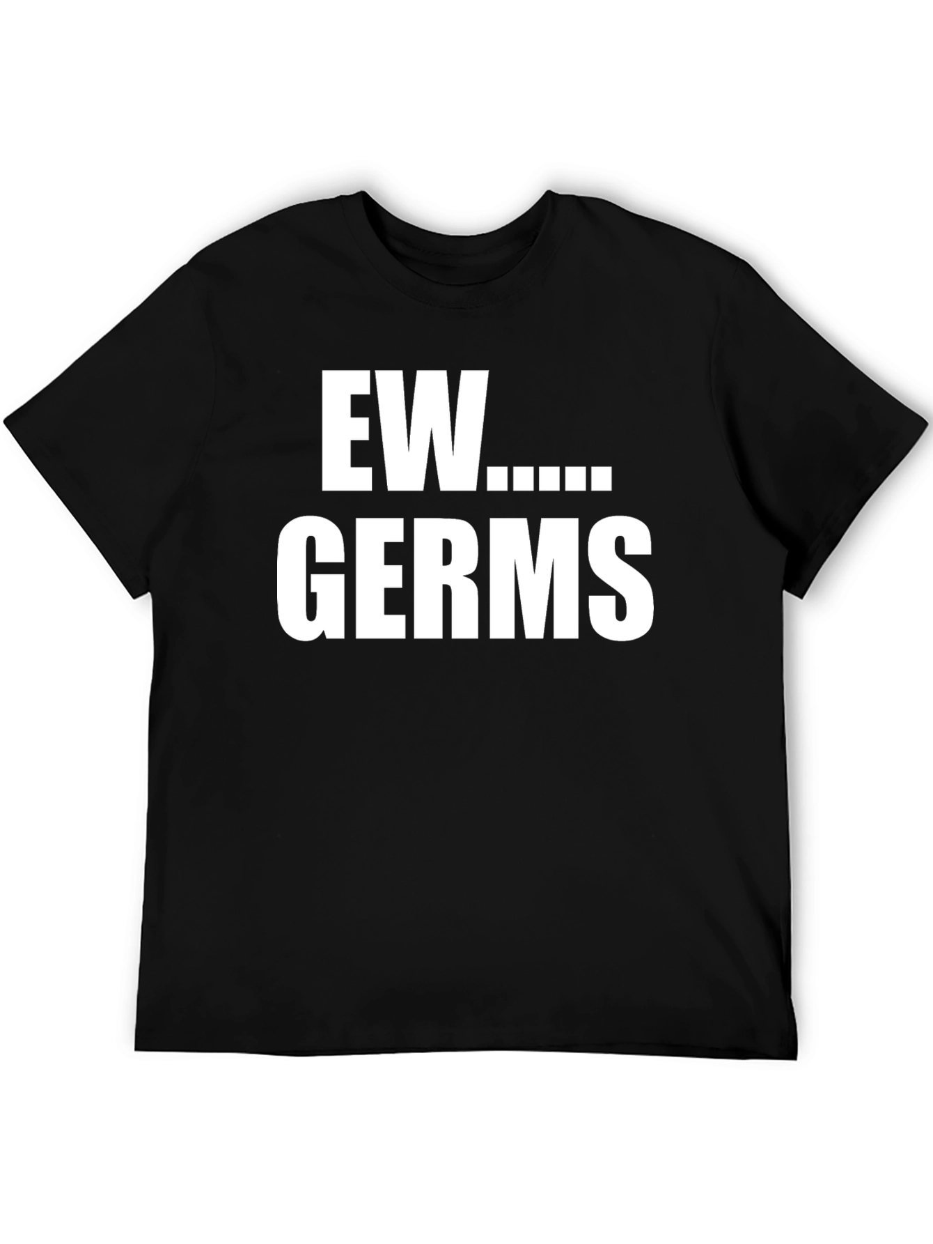 Black Ew Germs Graphic T-Shirt -  Novelty Tee view 5