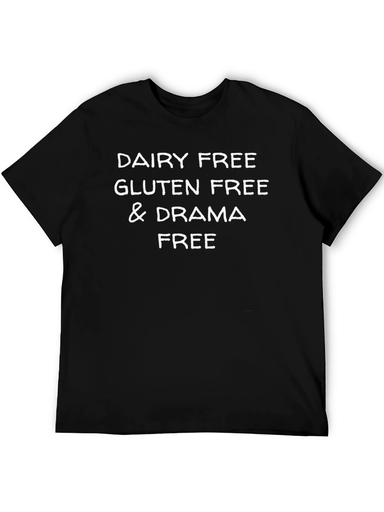 Black Dairy, Gluten & Drama Free Black Tee view 5