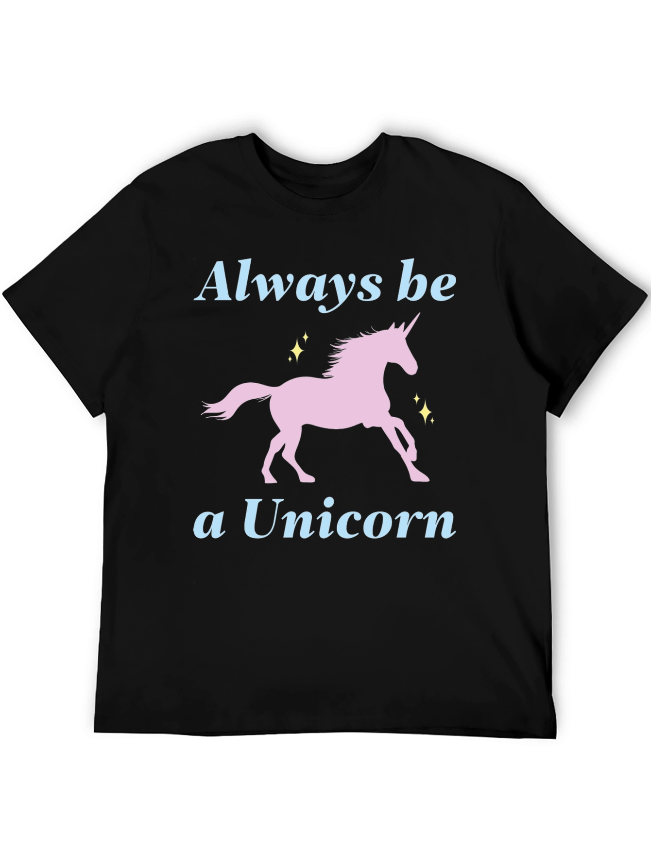 Black Always Be A Unicorn T-Shirt view 5