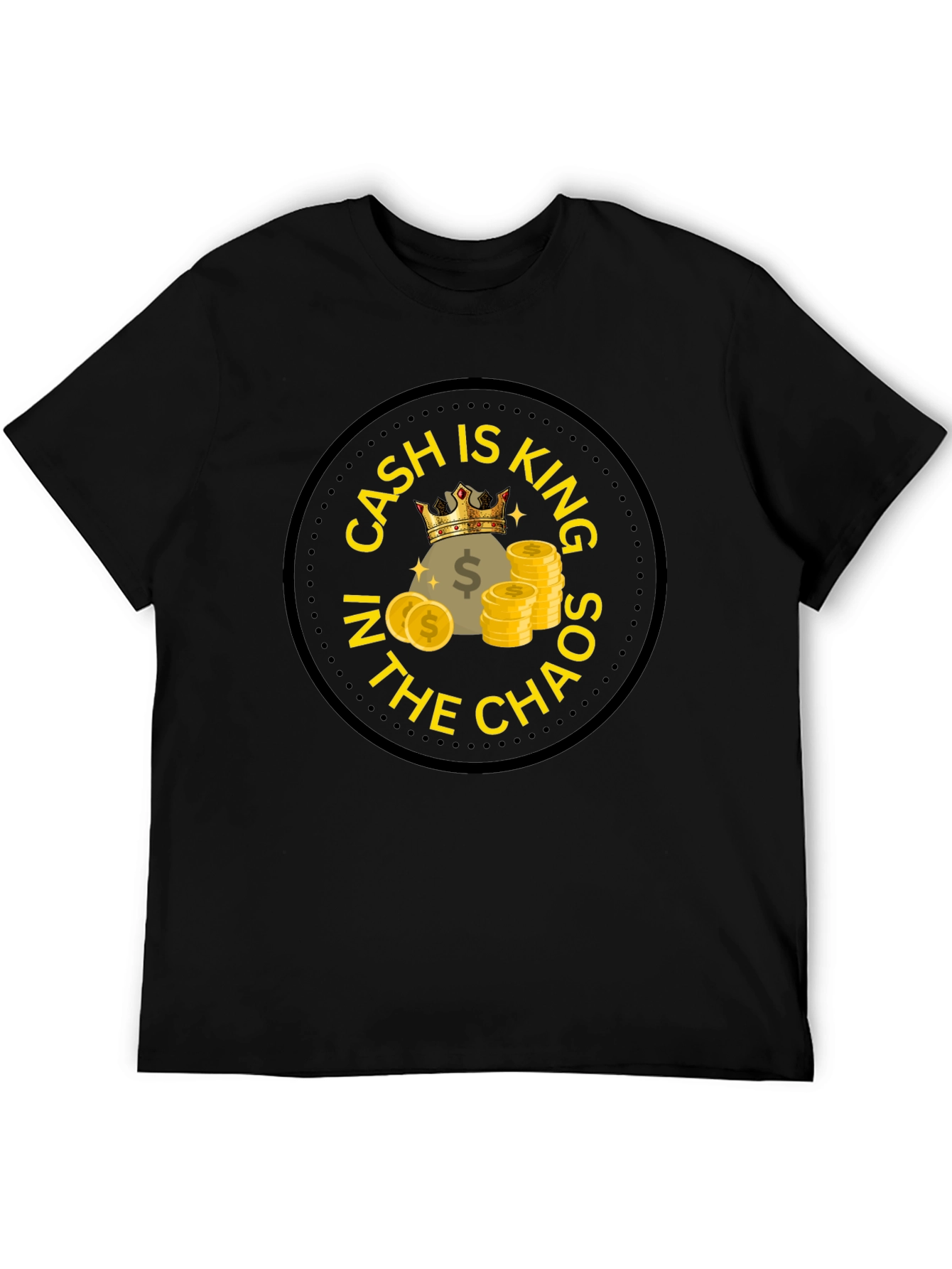 Black Cash is King T-Shirt view 5