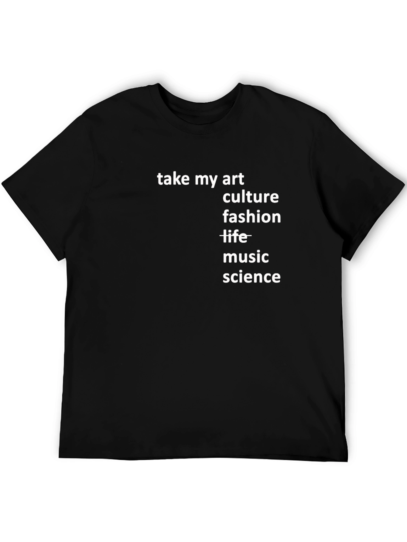 Black Art, Culture, Science T-Shirt - Stylish Design view 5