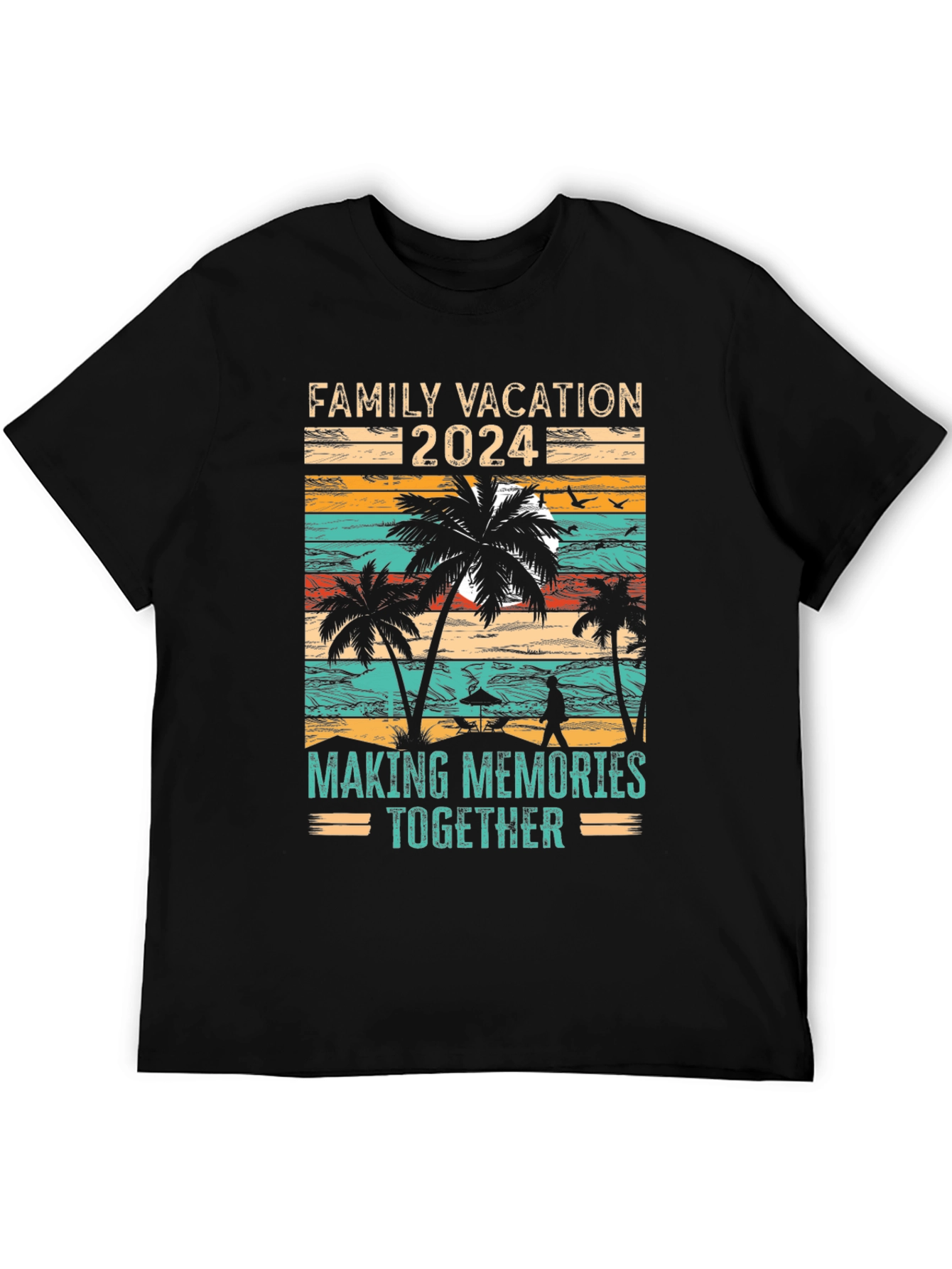 Black Family Vacation 2024 T-Shirt - Making Memories Together view 5