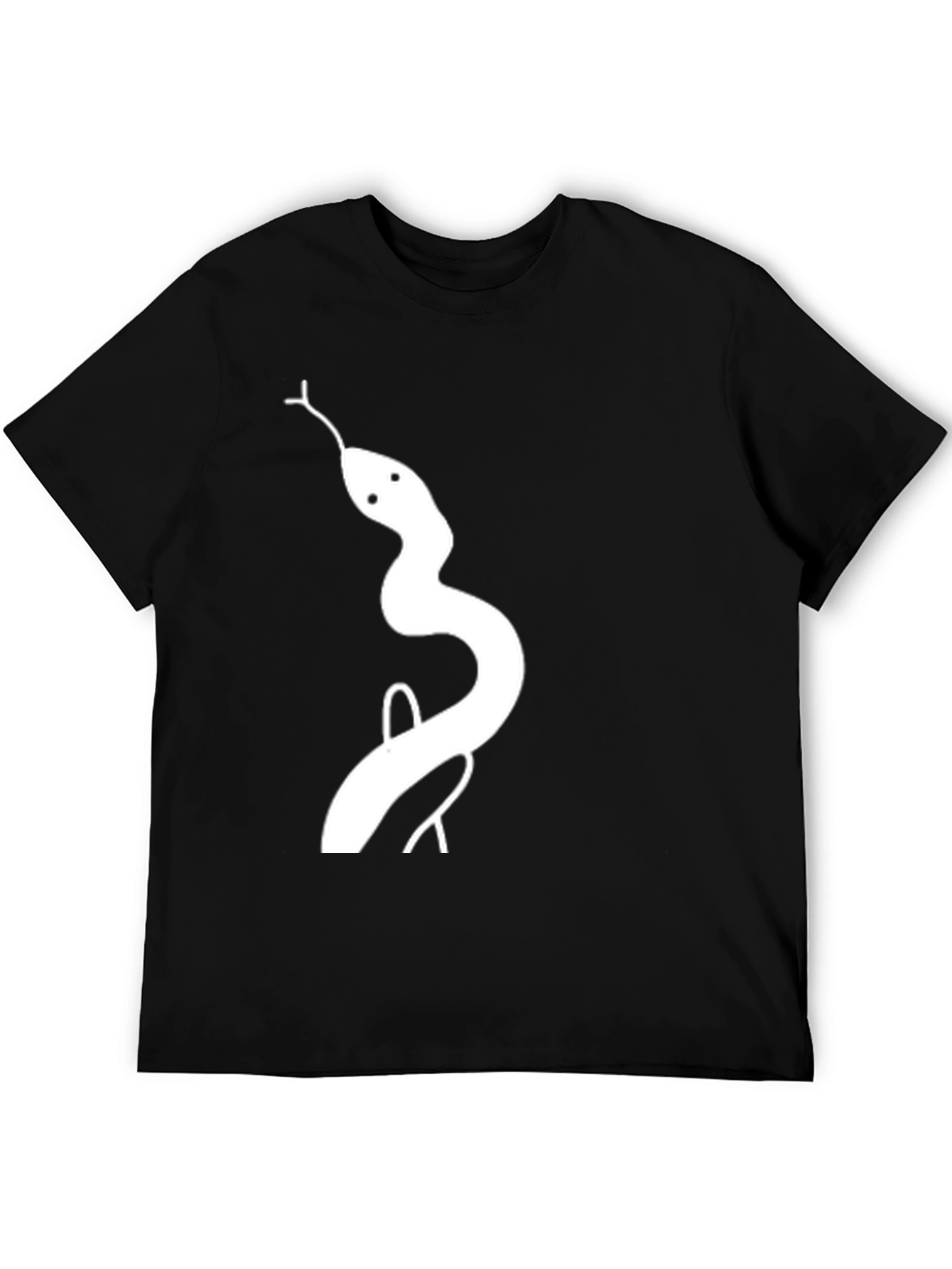 Black Snake Graphic Tee - Men's Black T-Shirt view 5