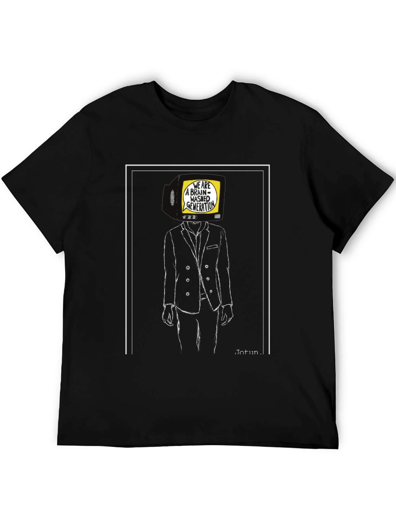 Black Brainwashed Generation Graphic T-Shirt view 5