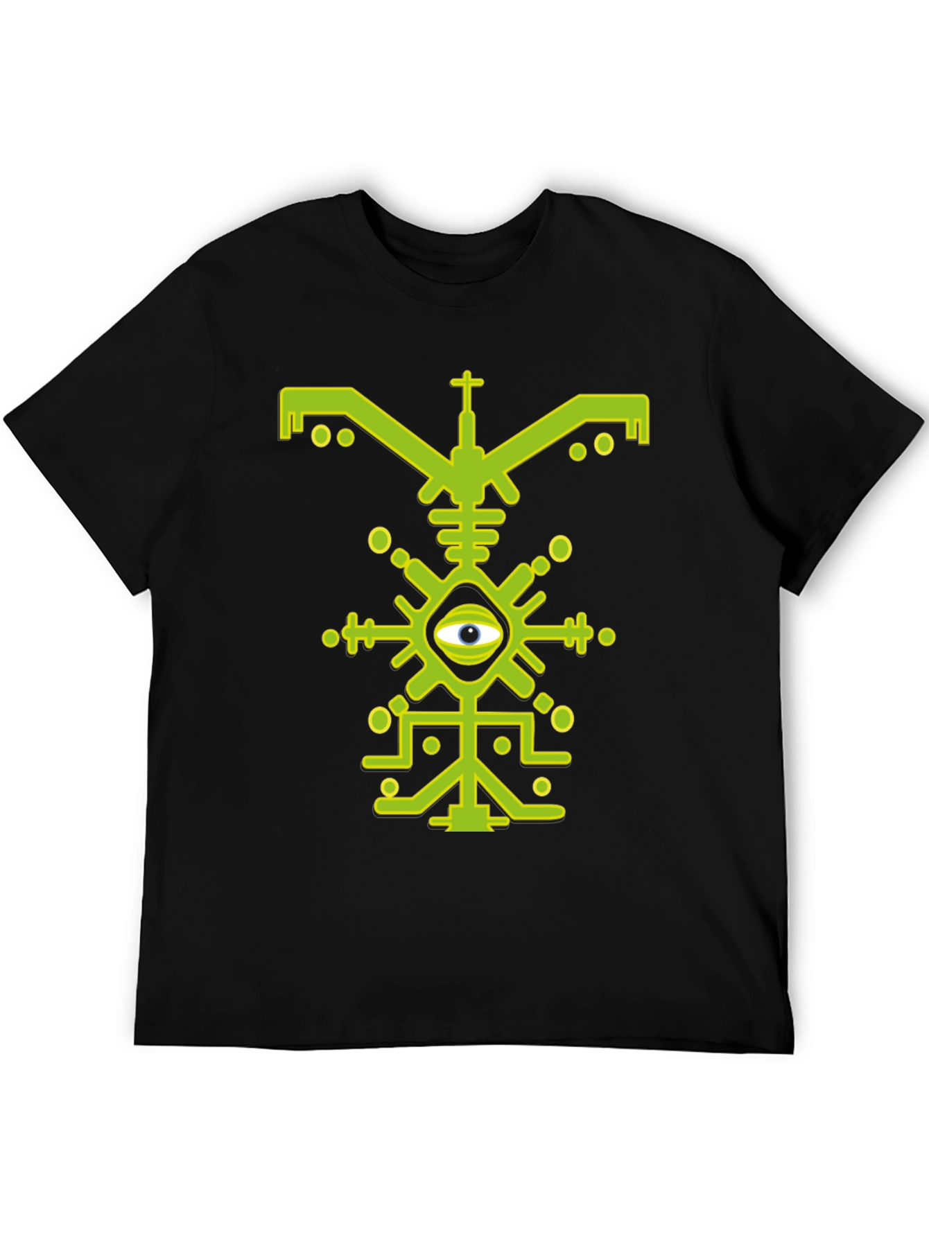 Black Mystic Eye Graphic Tee - Black T-Shirt view 5