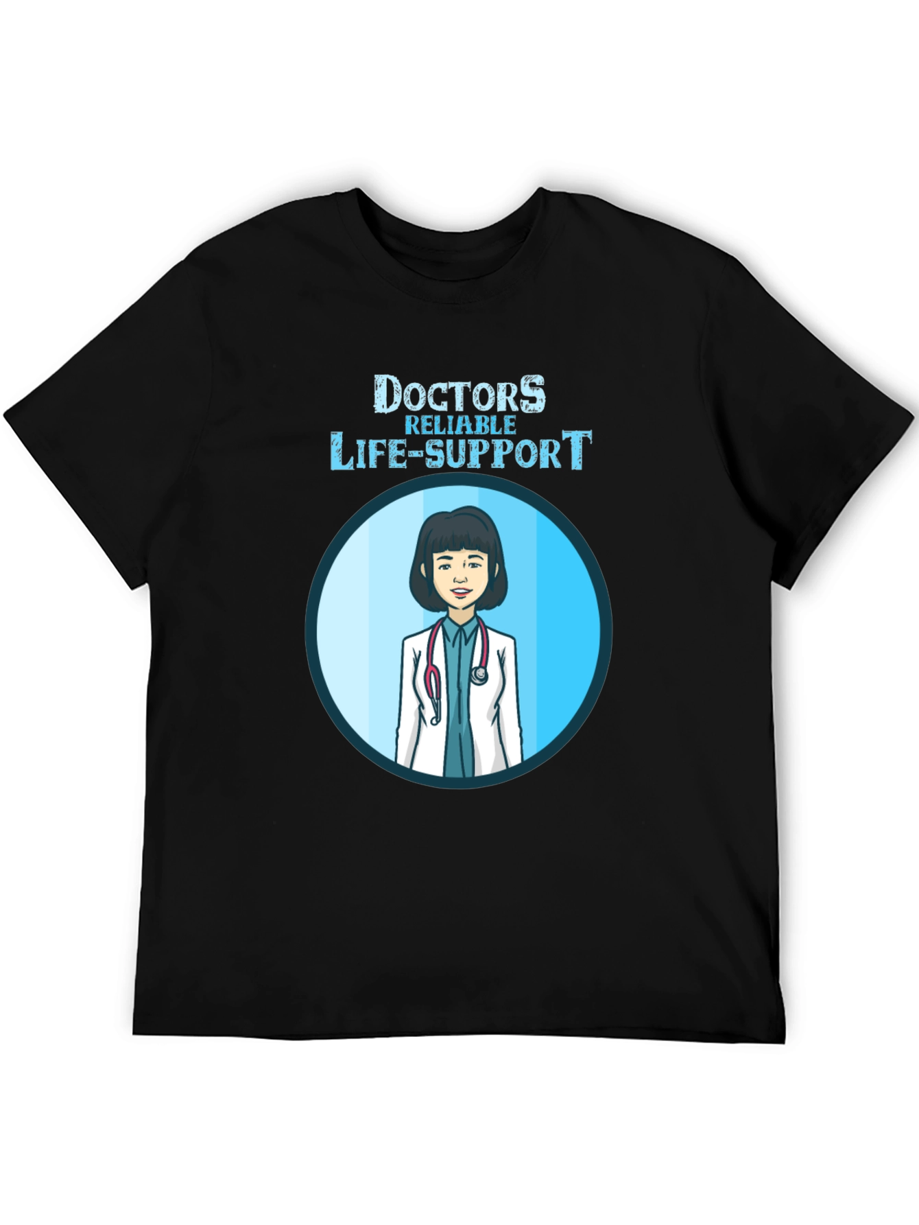 Black Doctors Reliable Life-Support T-Shirt view 5
