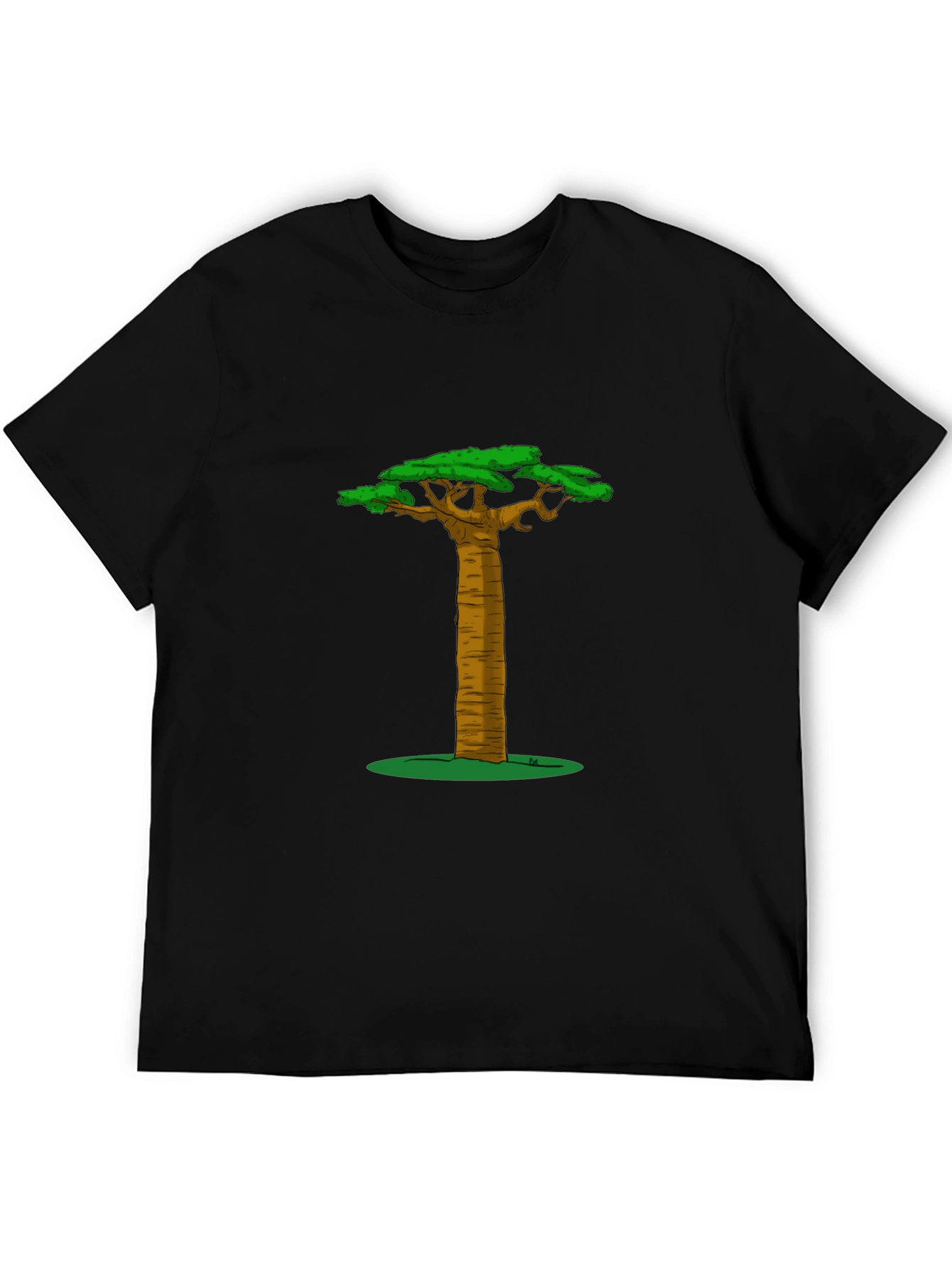 Black Baobab Tree Graphic Tee - Unique Style view 5