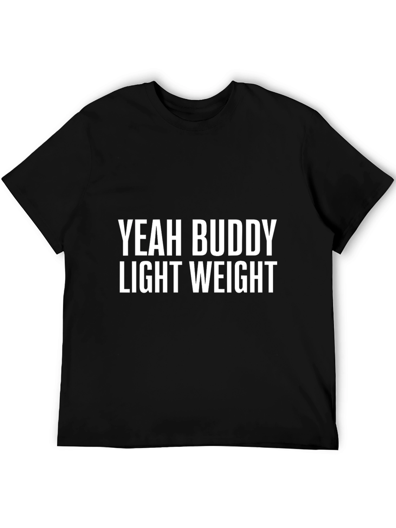 Black Yeah Buddy Lightweight Black T-Shirt view 5