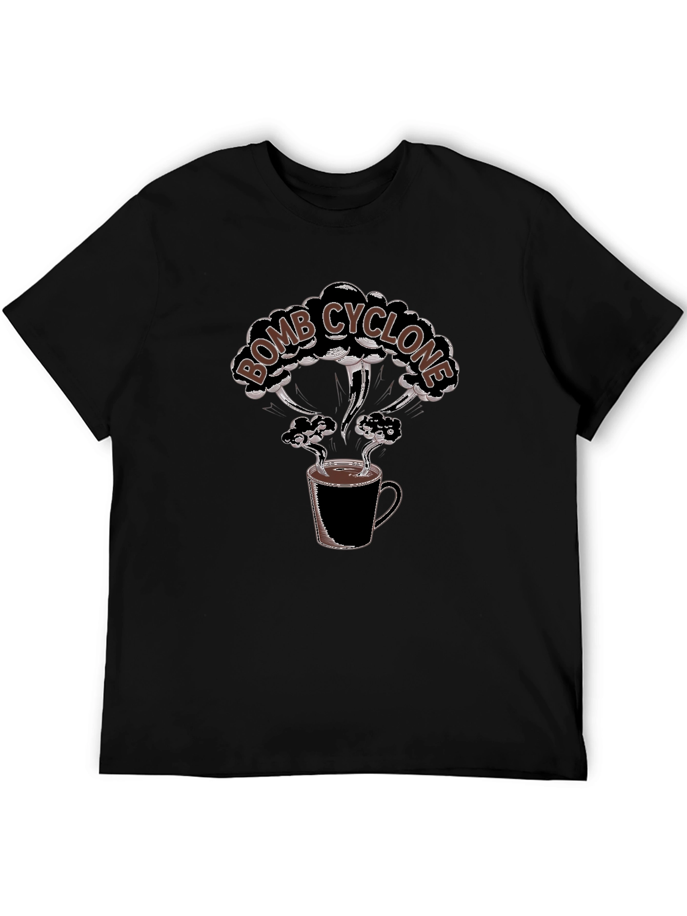 Black Bomb Cyclone Coffee T-Shirt view 5