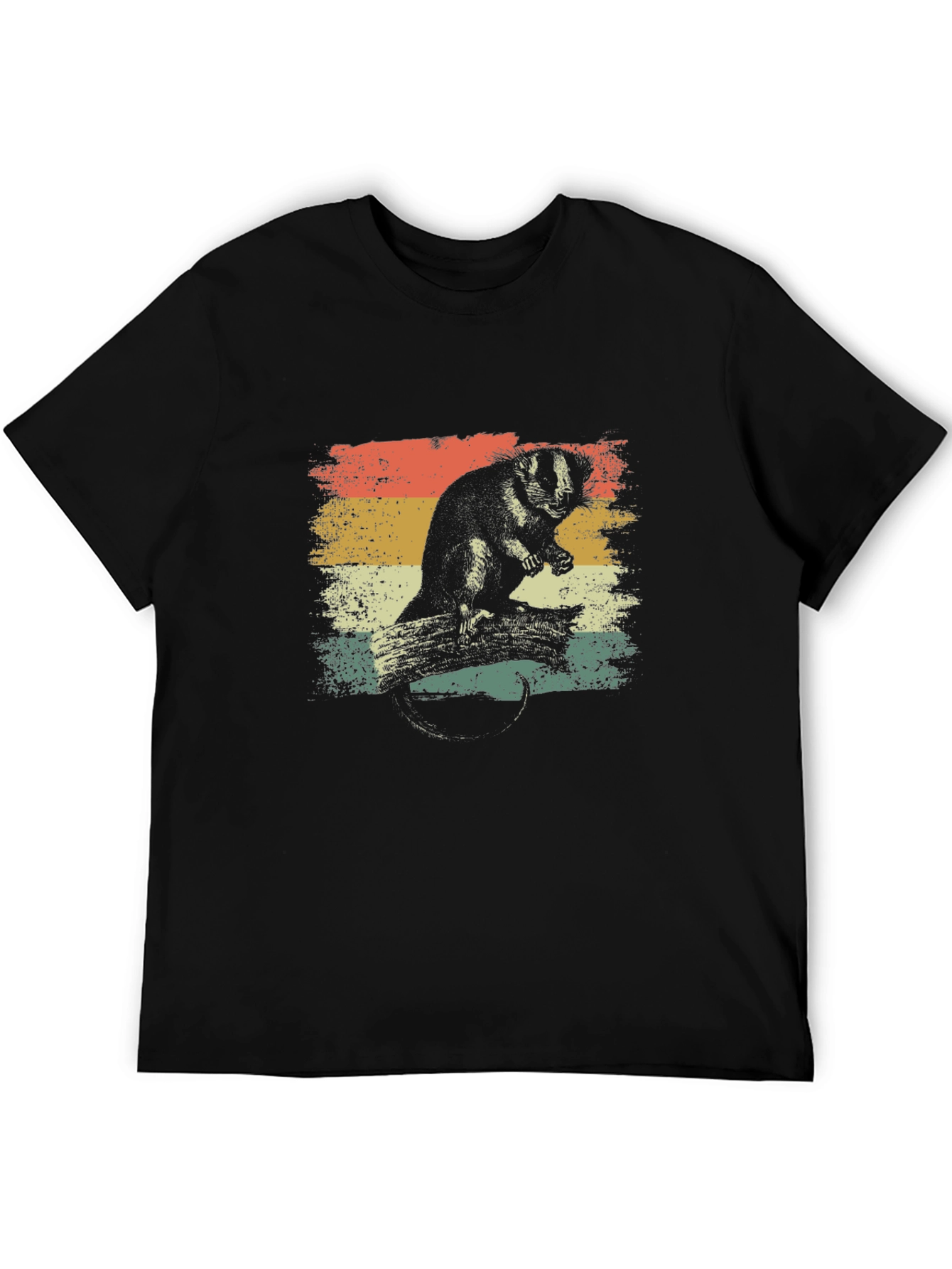 Black Vintage Badger Graphic T-Shirt view 5