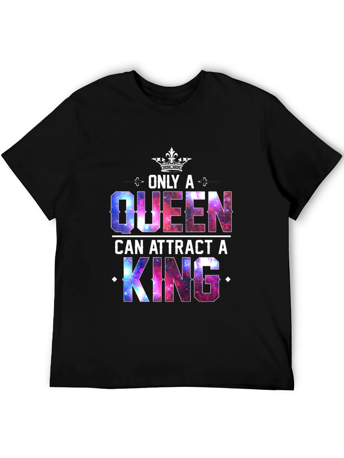 Black Queen & King Graphic T-Shirt view 5