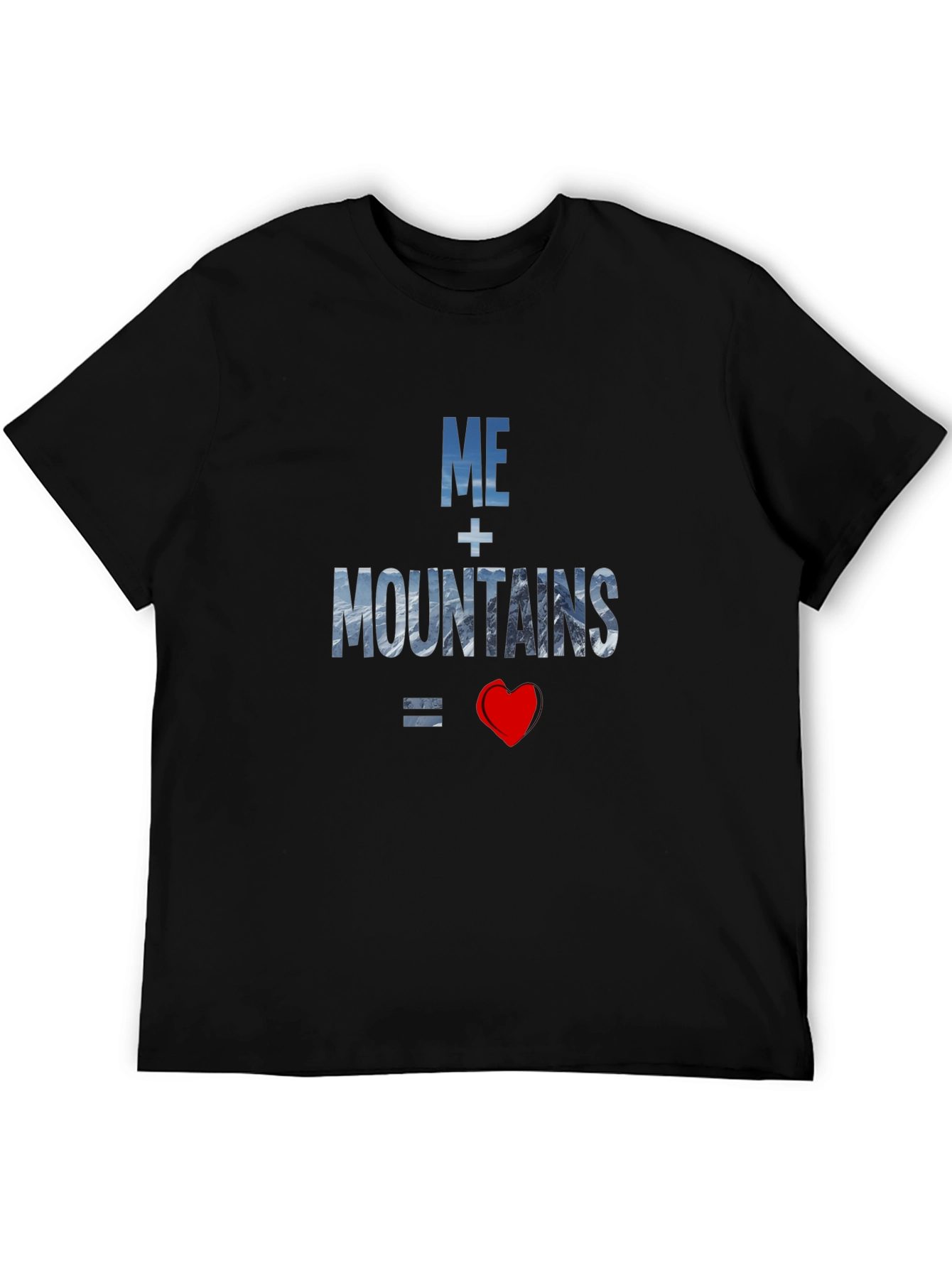 Black Me + Mountains = Love Graphic Tee view 5