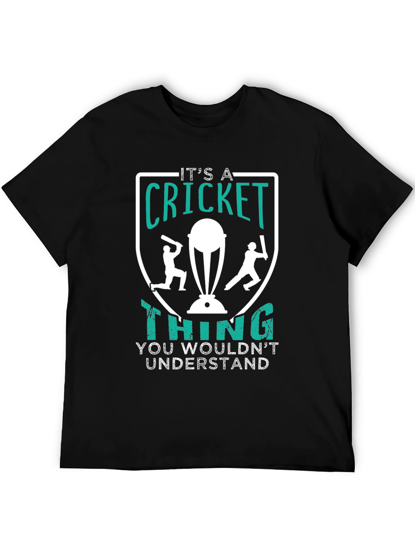 Black Cricket Thing Graphic T-Shirt view 5