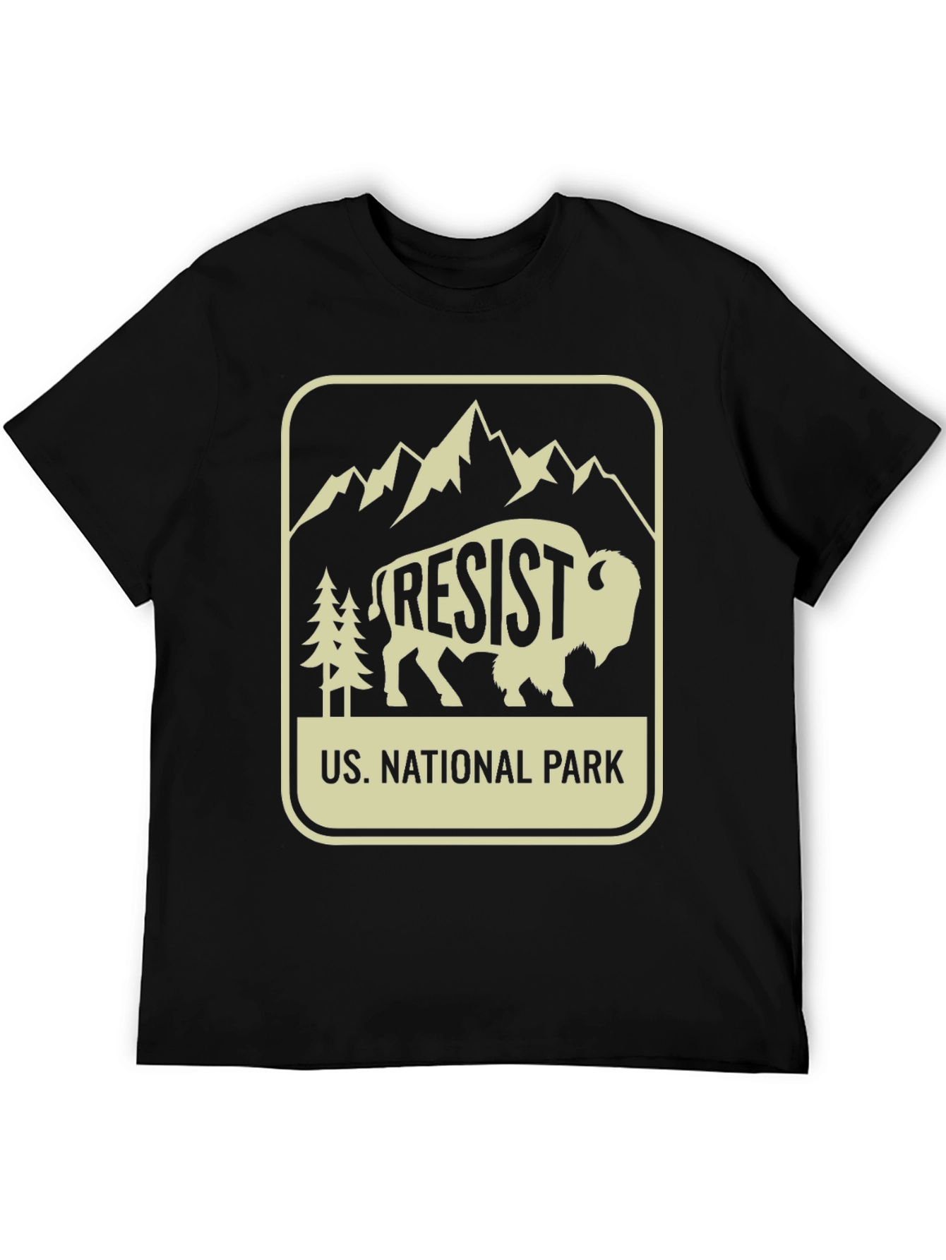 Black Resist National Park Graphic T-Shirt view 5