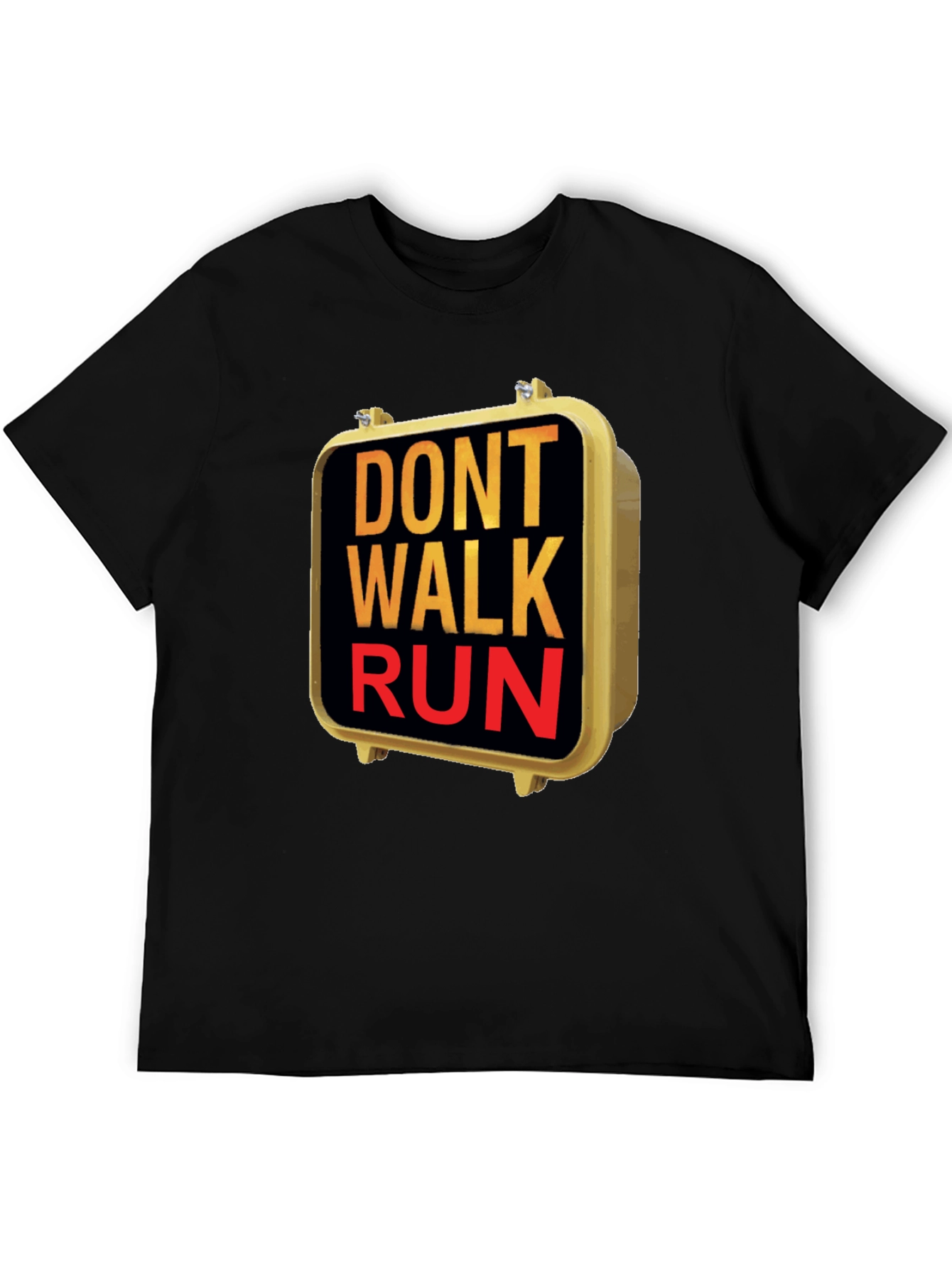Black Don't Walk Run Graphic Tee view 5