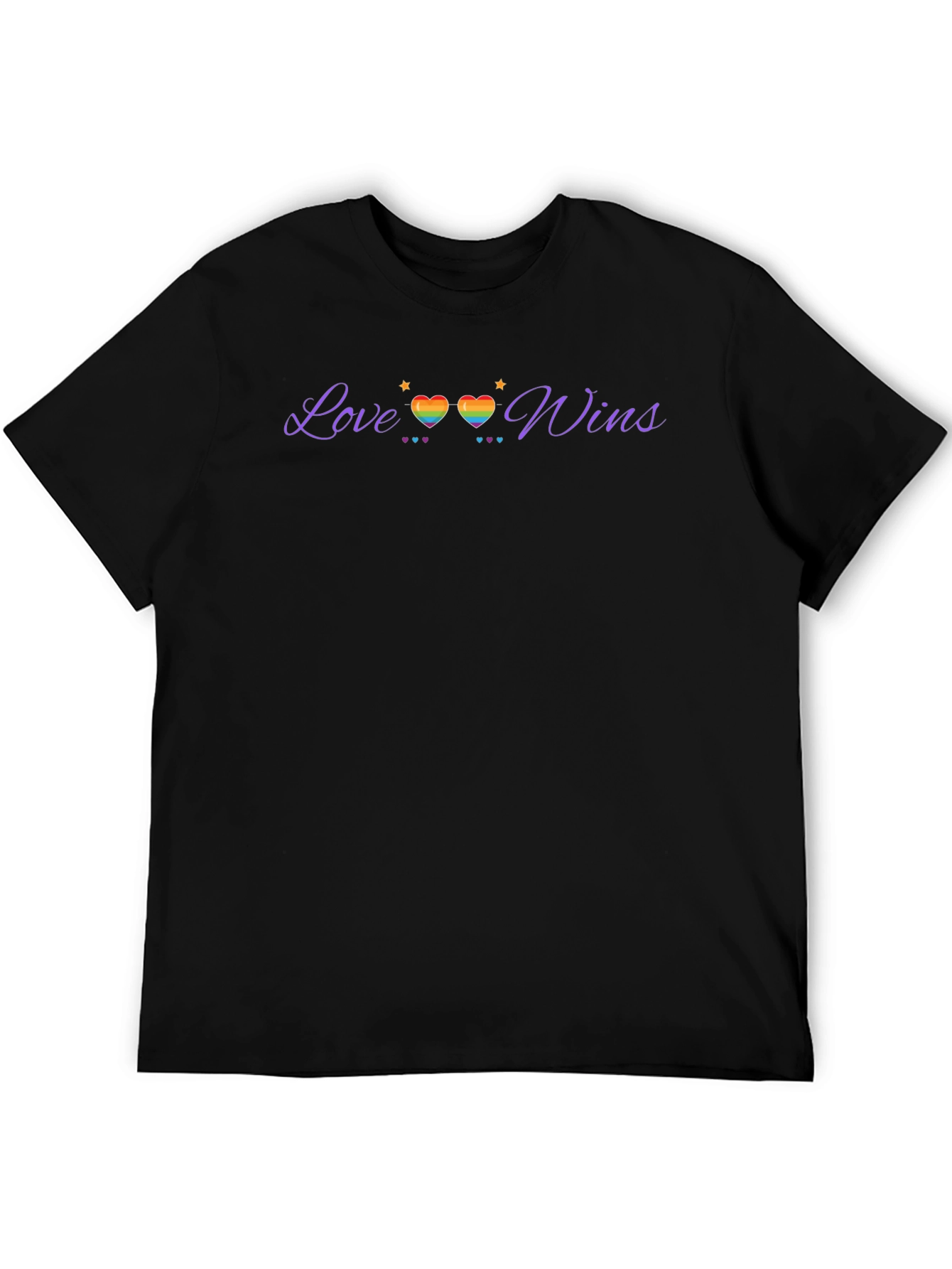 Black Love Wins Pride T-Shirt view 5