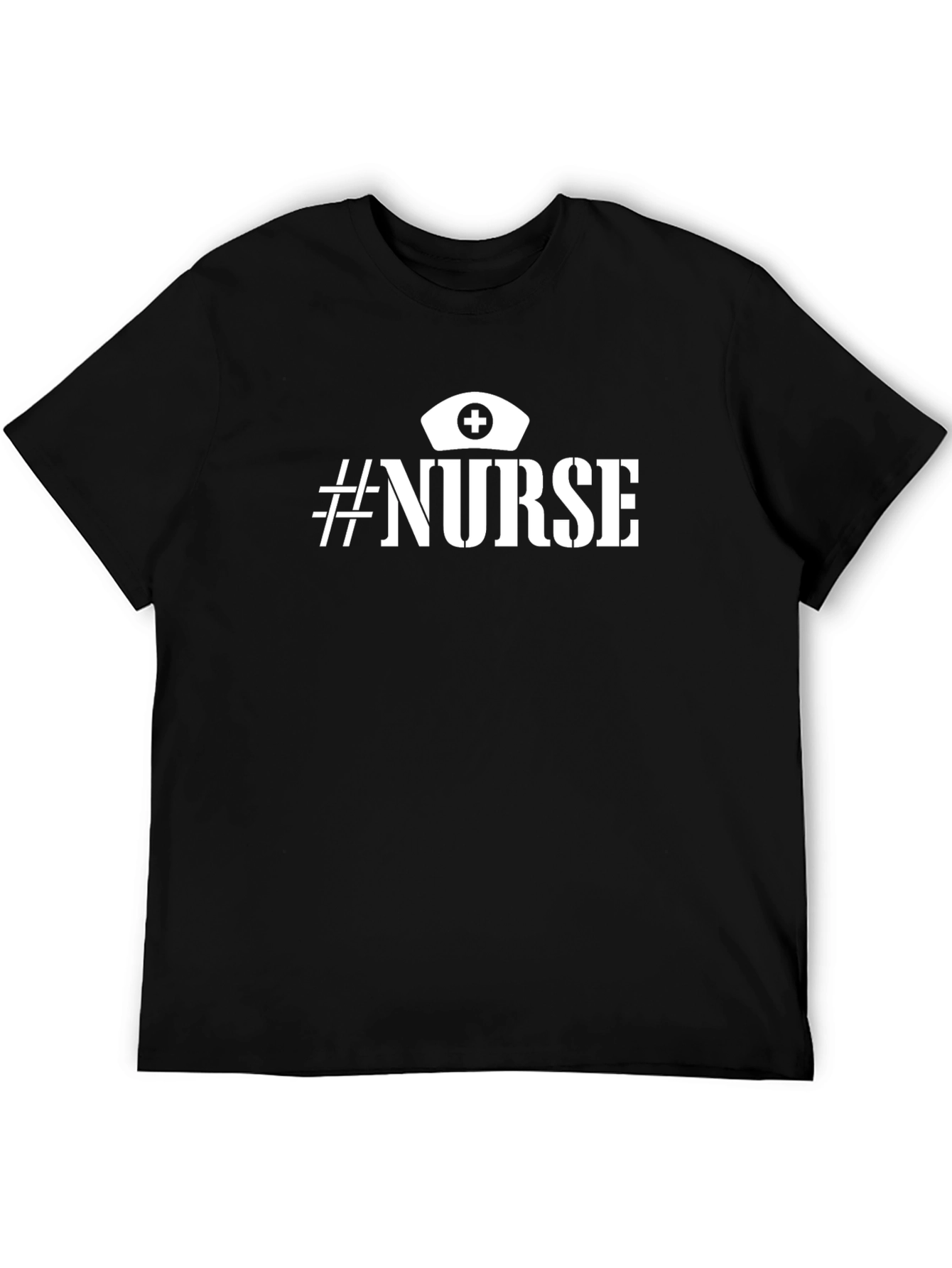 Black #Nurse T-Shirt - Healthcare Hero view 5