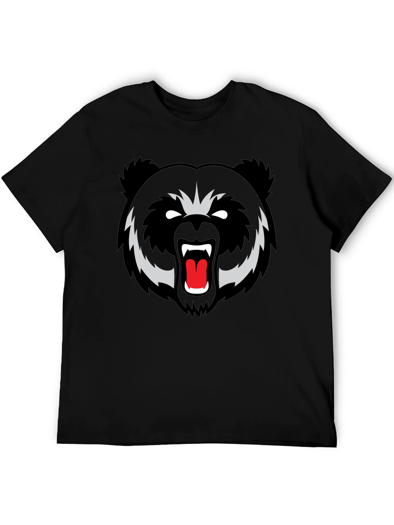 Black Black Bear Graphic Tee - Fierce Style view 5