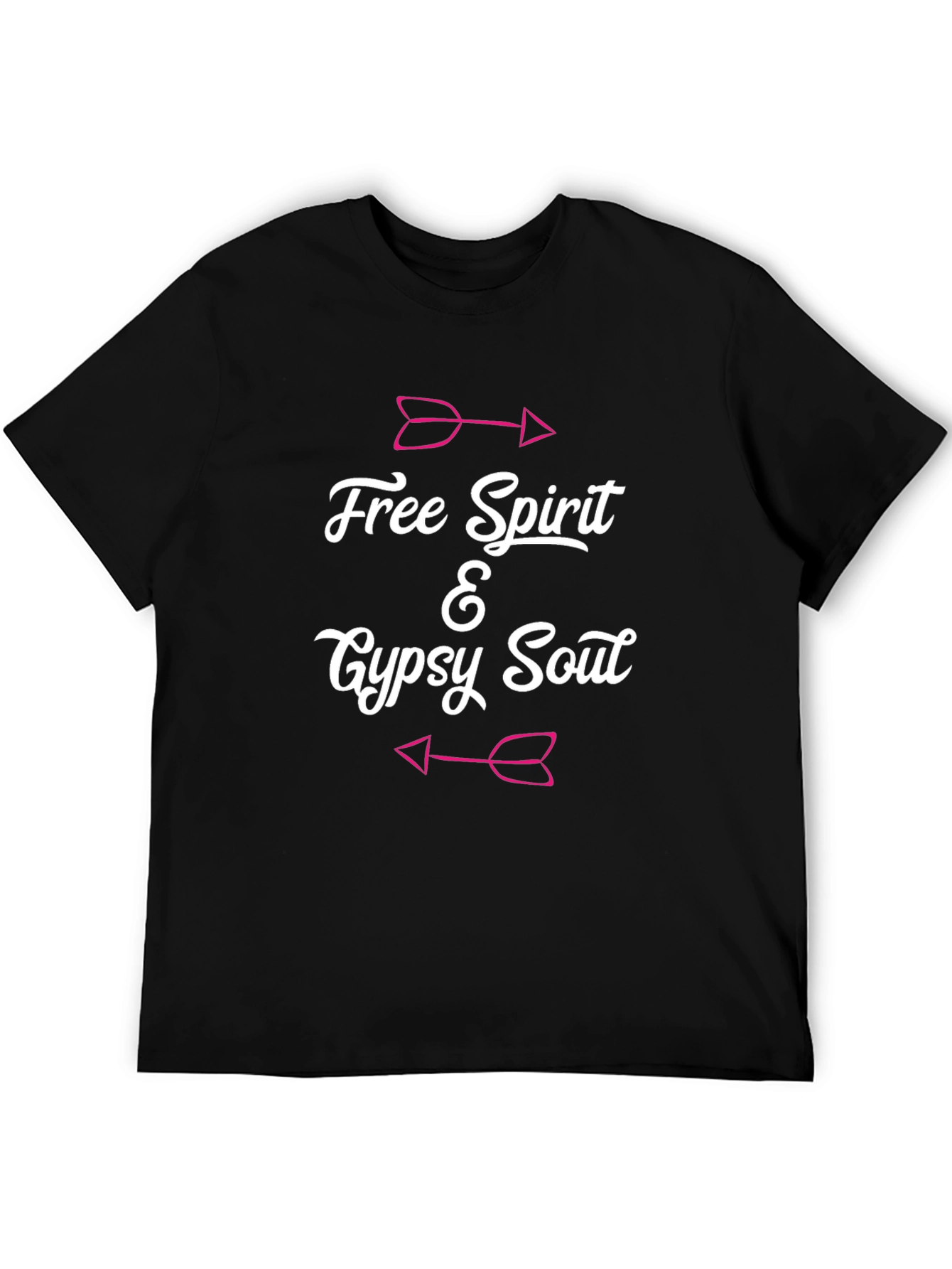 Black Free Spirit Gypsy Soul Graphic Tee view 5
