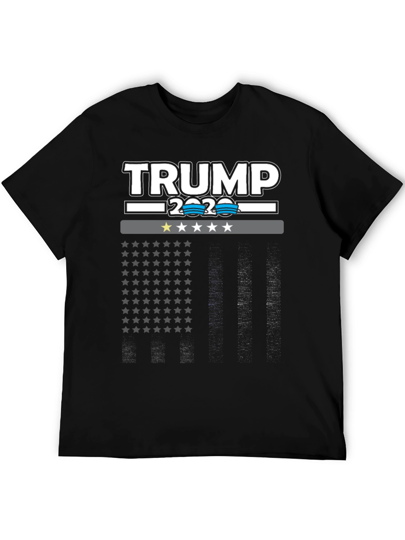 Black Trump 2020 Graphic Print Tee view 5