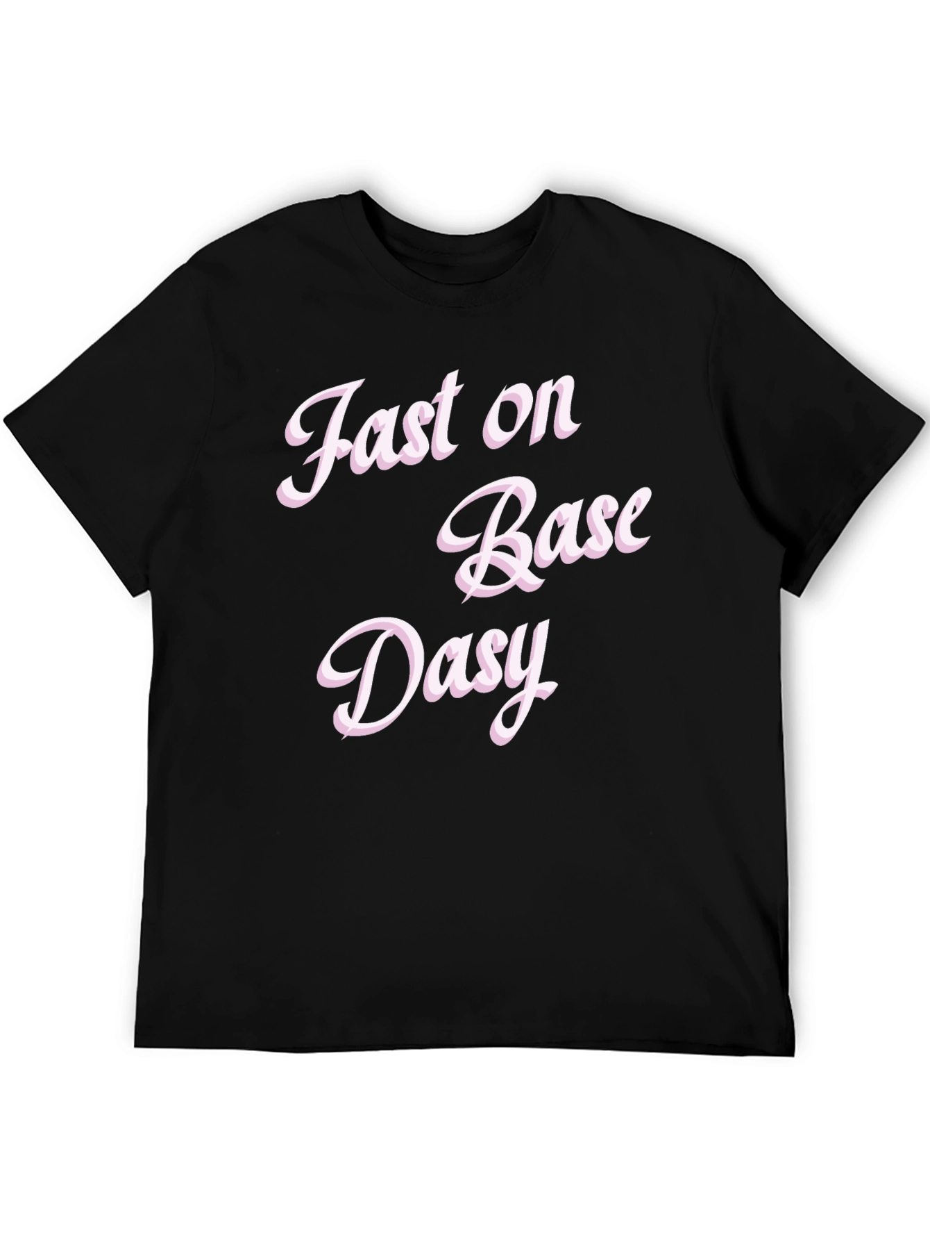 Black Fast on Base Daisy Black Graphic Tee view 5
