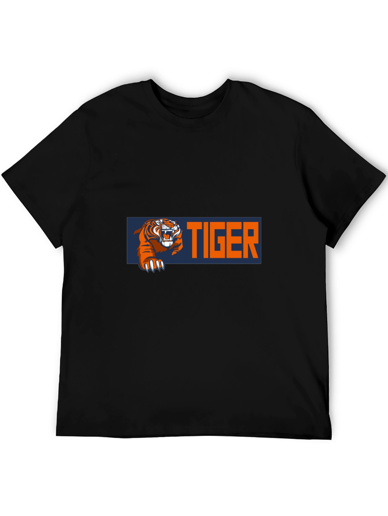 Black Cool Tiger Graphic T-Shirt - Bold Design view 5