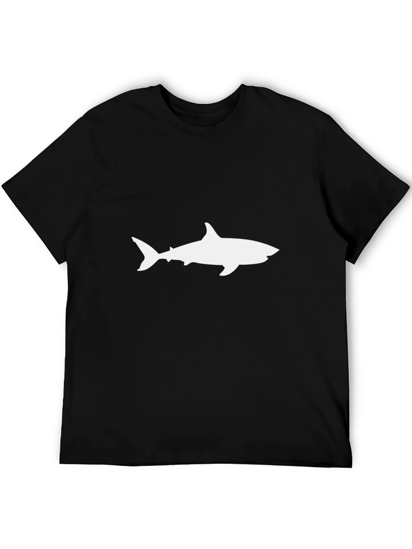 Black Shark Silhouette T-Shirt - Black view 5