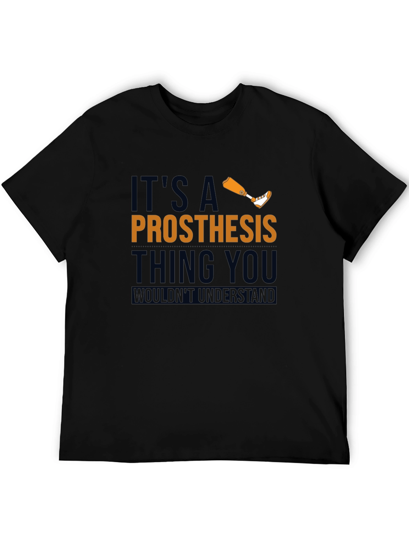 Black Prosthesis Thing T-Shirt - Unique Design, Comfortable Fit view 5